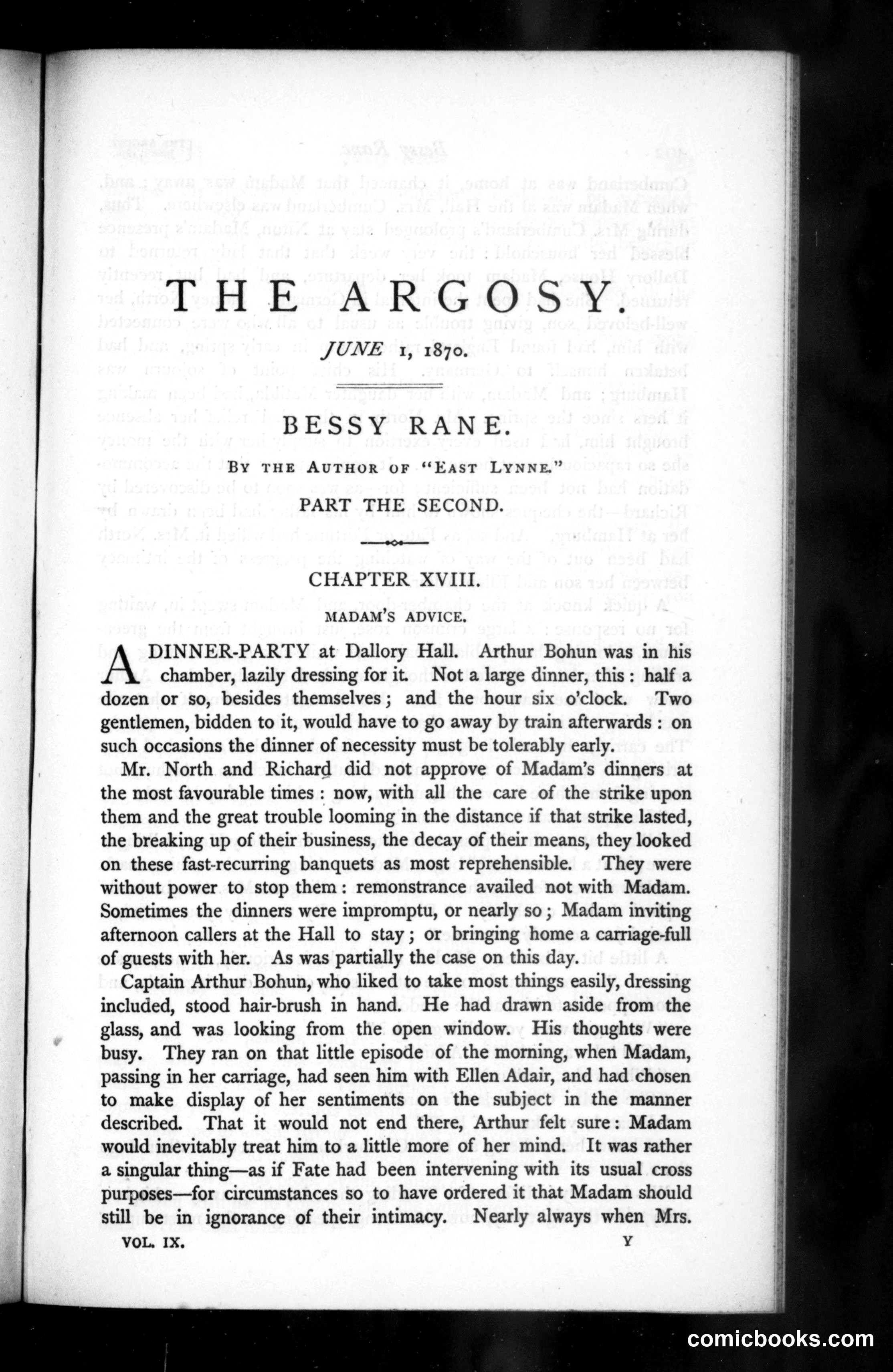 The Argosy, Vol. 9