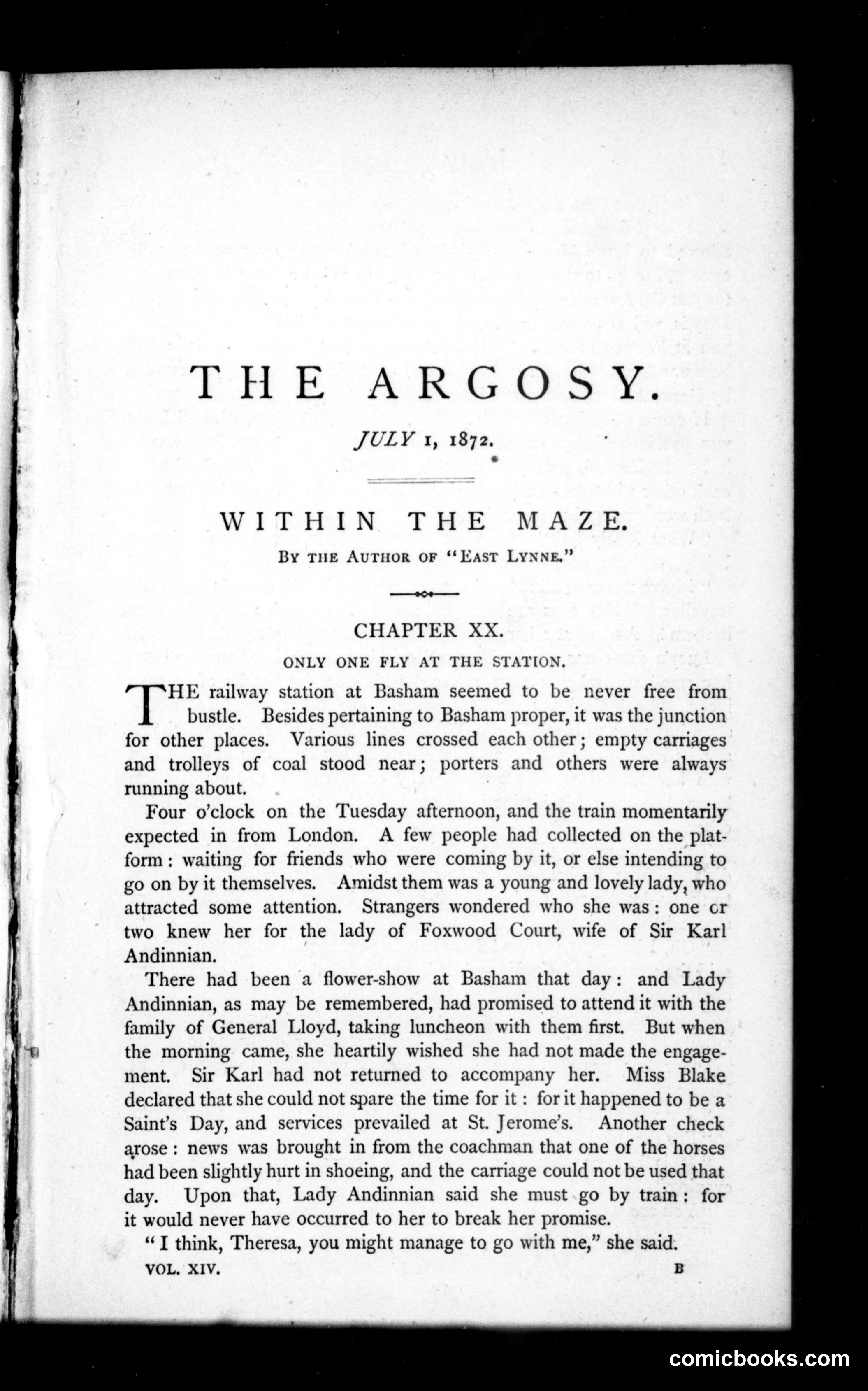 The Argosy, Vol. XIV