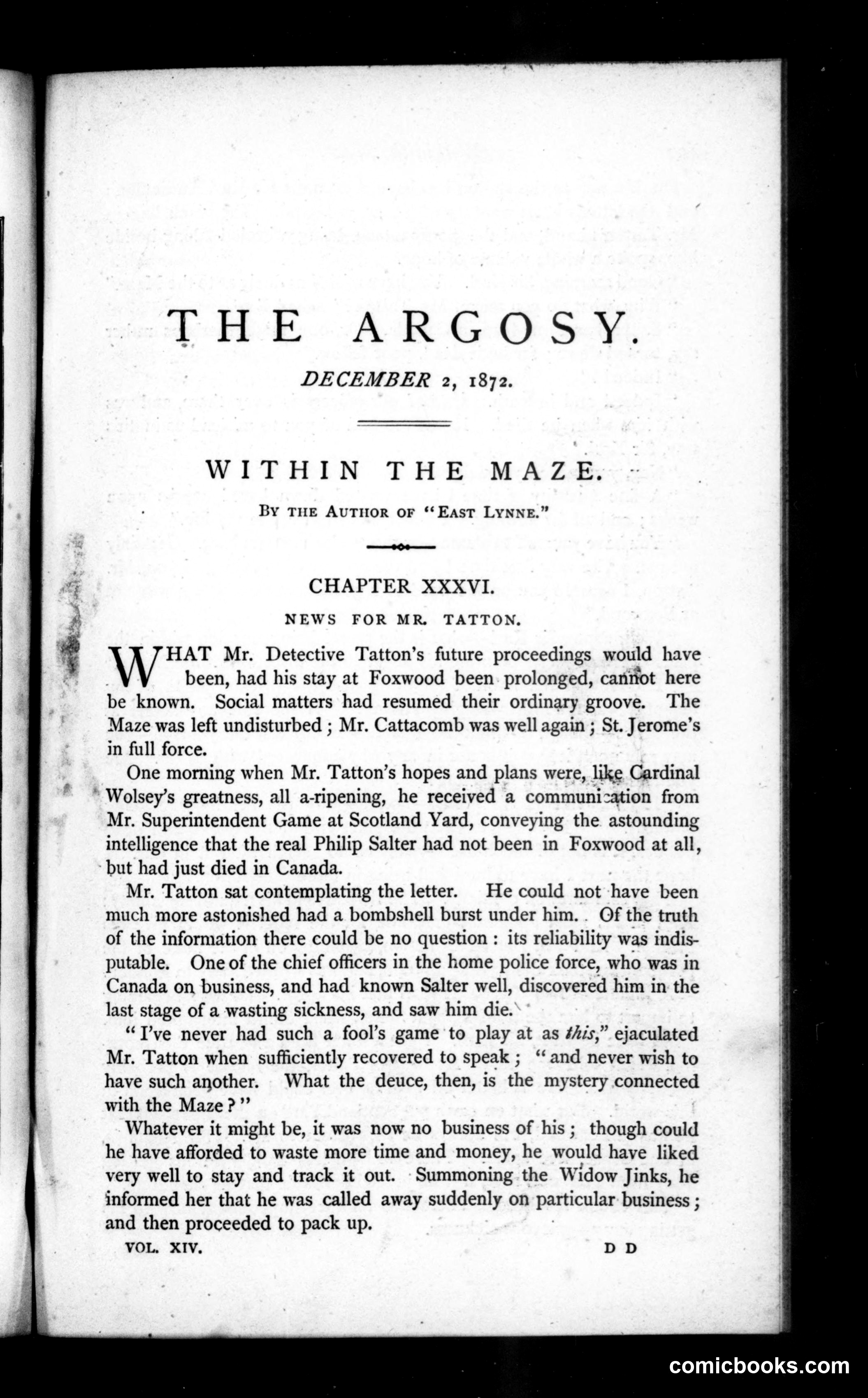 The Argosy, Vol. 14