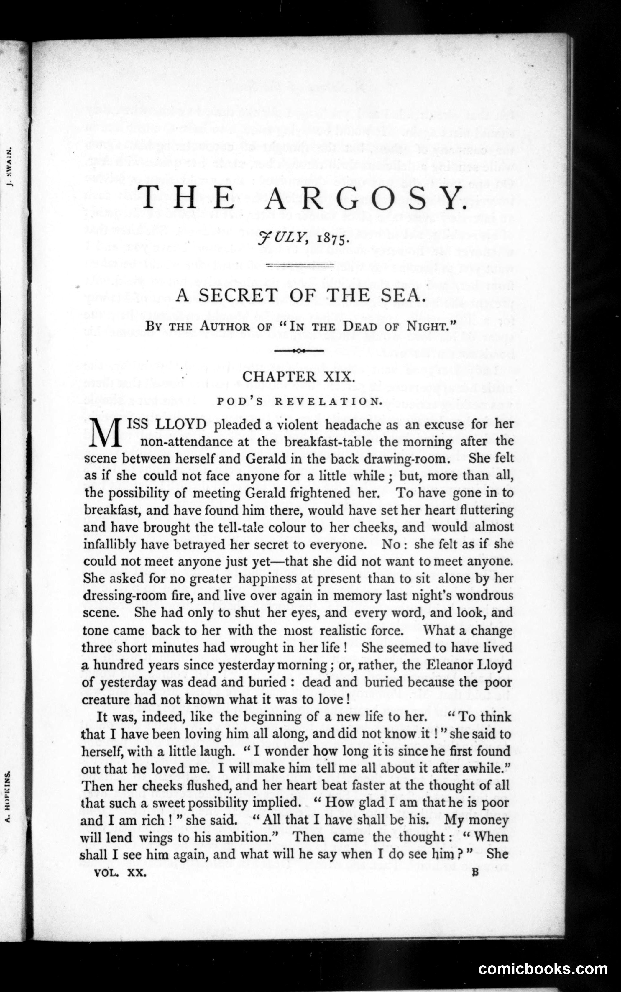 The Argosy, Vol. 20