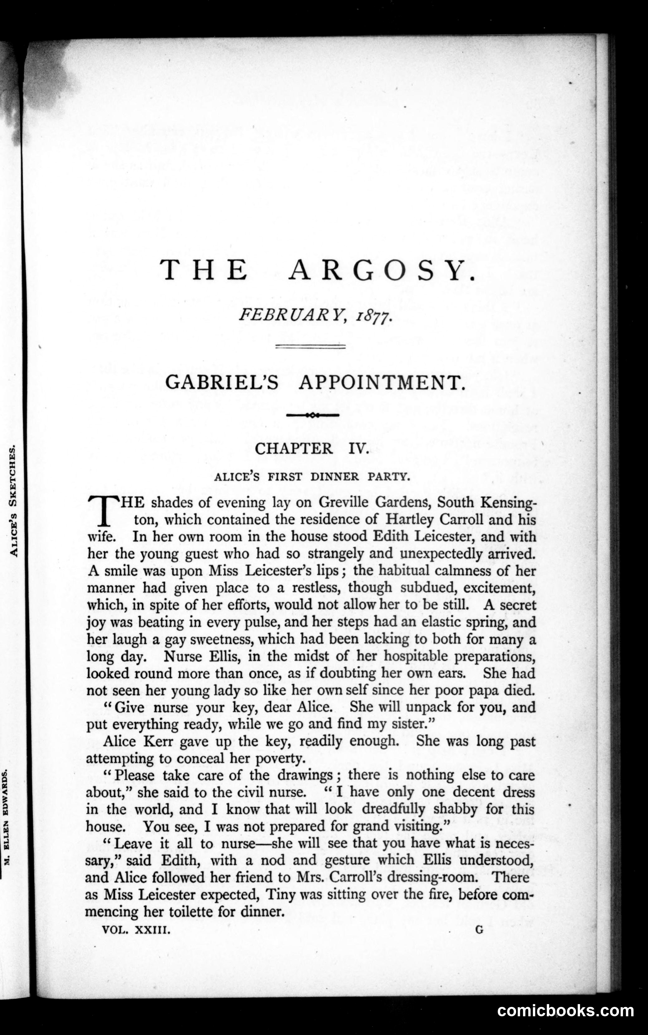 The Argosy, Vol. XXIII