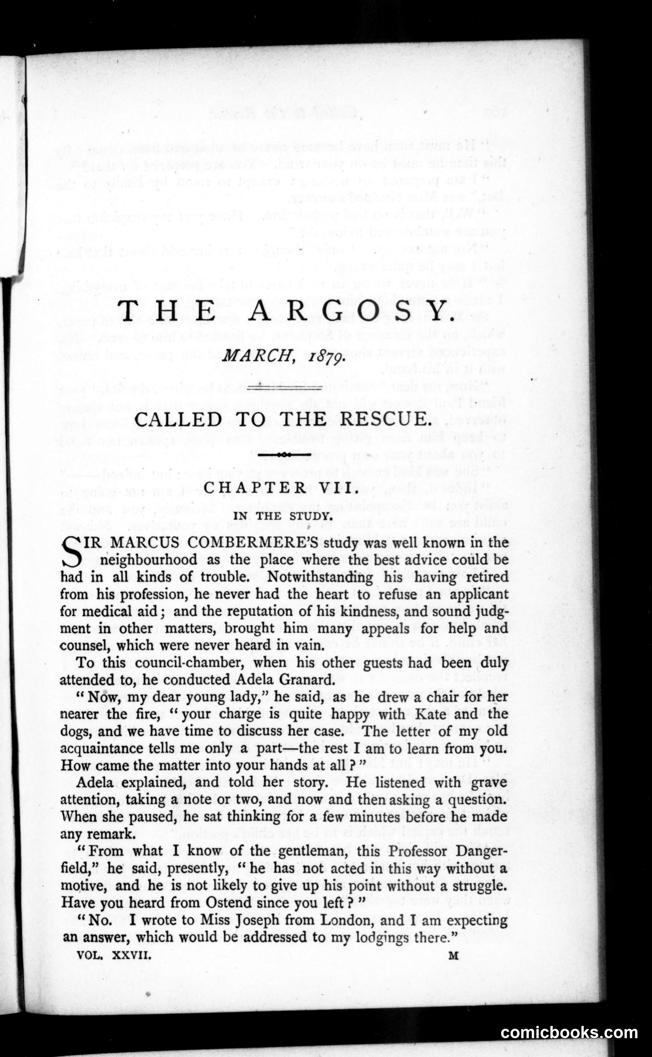 The Argosy, Vol. 27