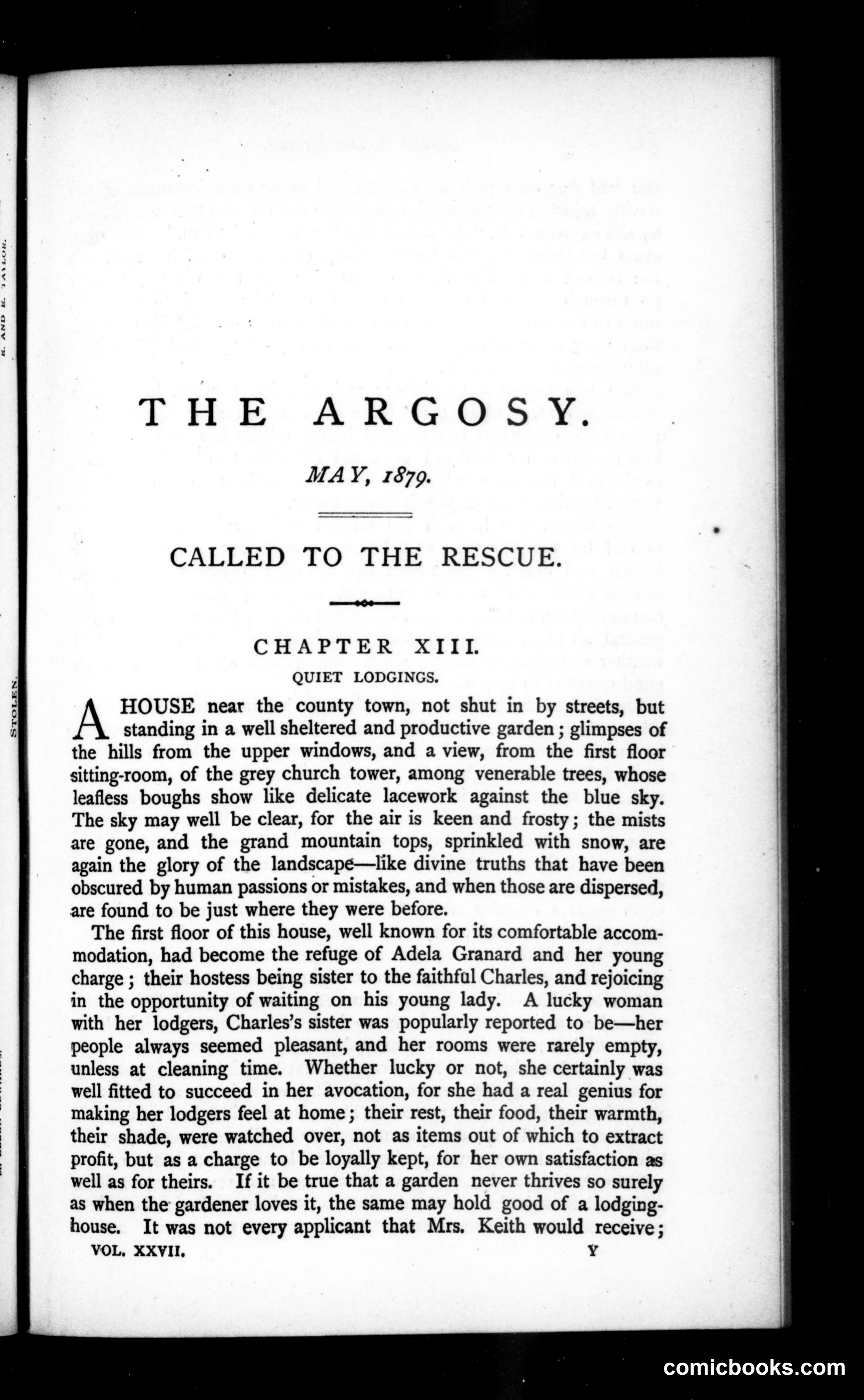 The Argosy, Vol. 27