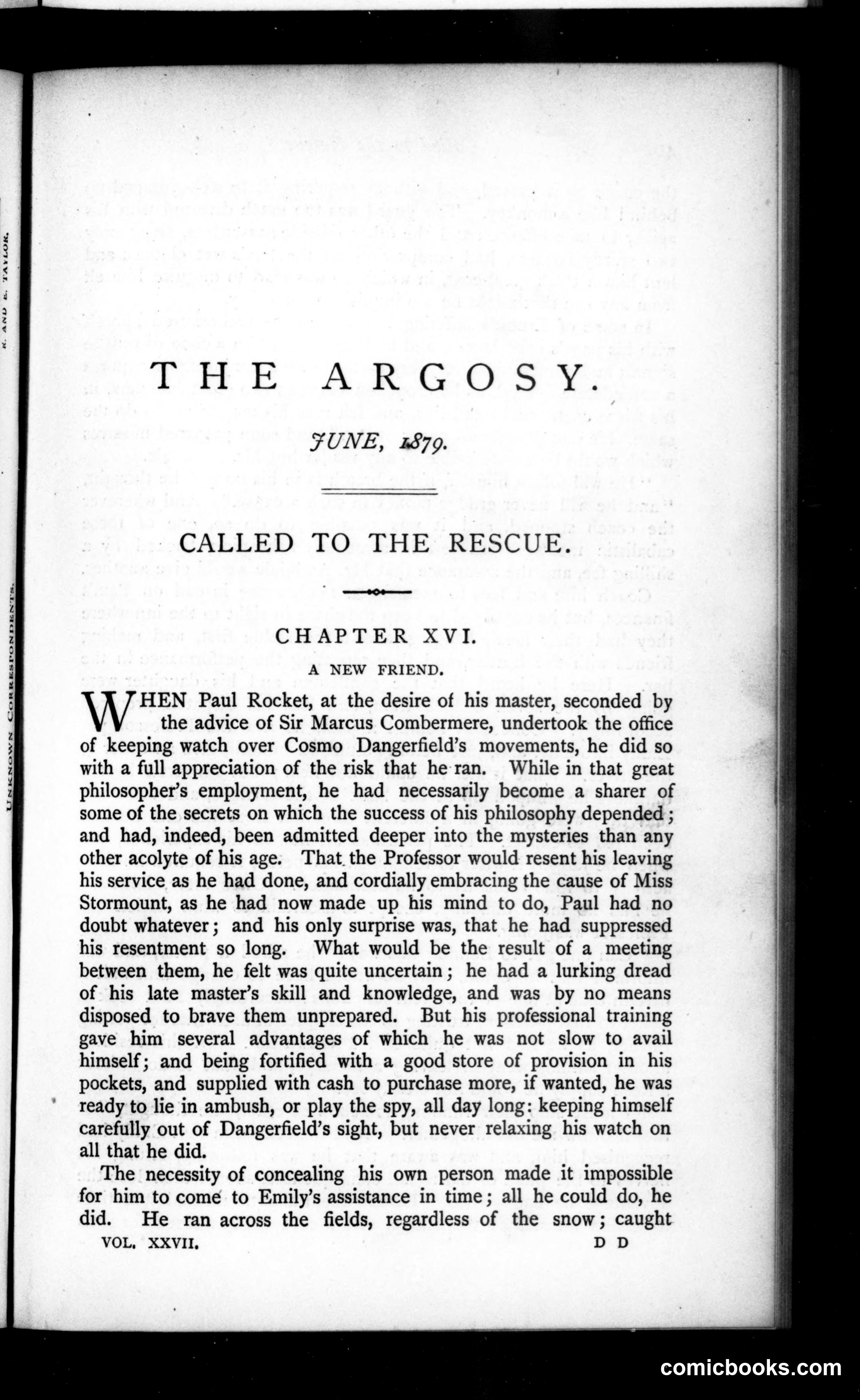 The Argosy, Vol. 27
