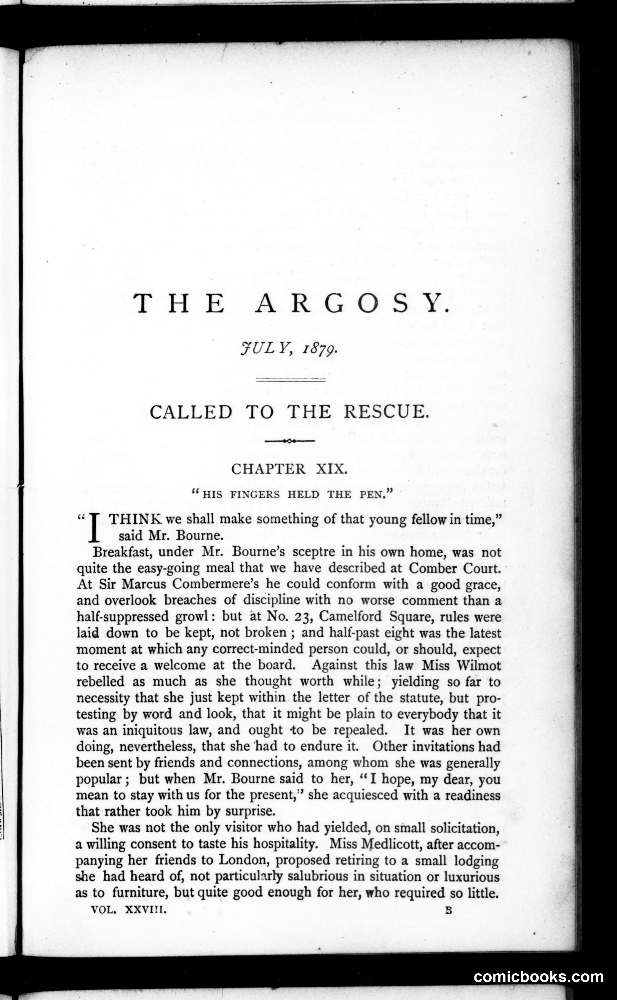 The Argosy, Vol. 28