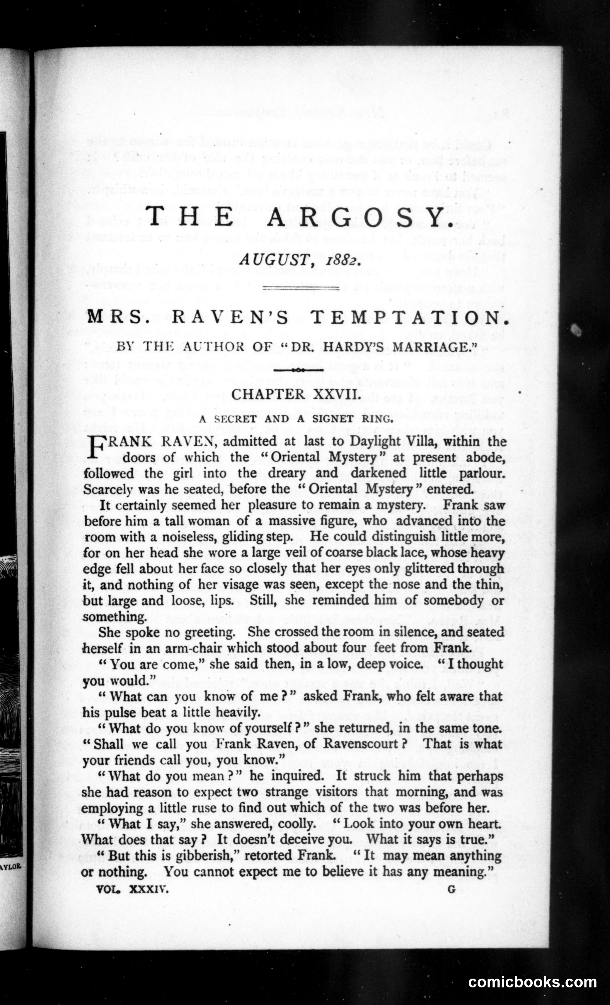 The Argosy, Vol. 34