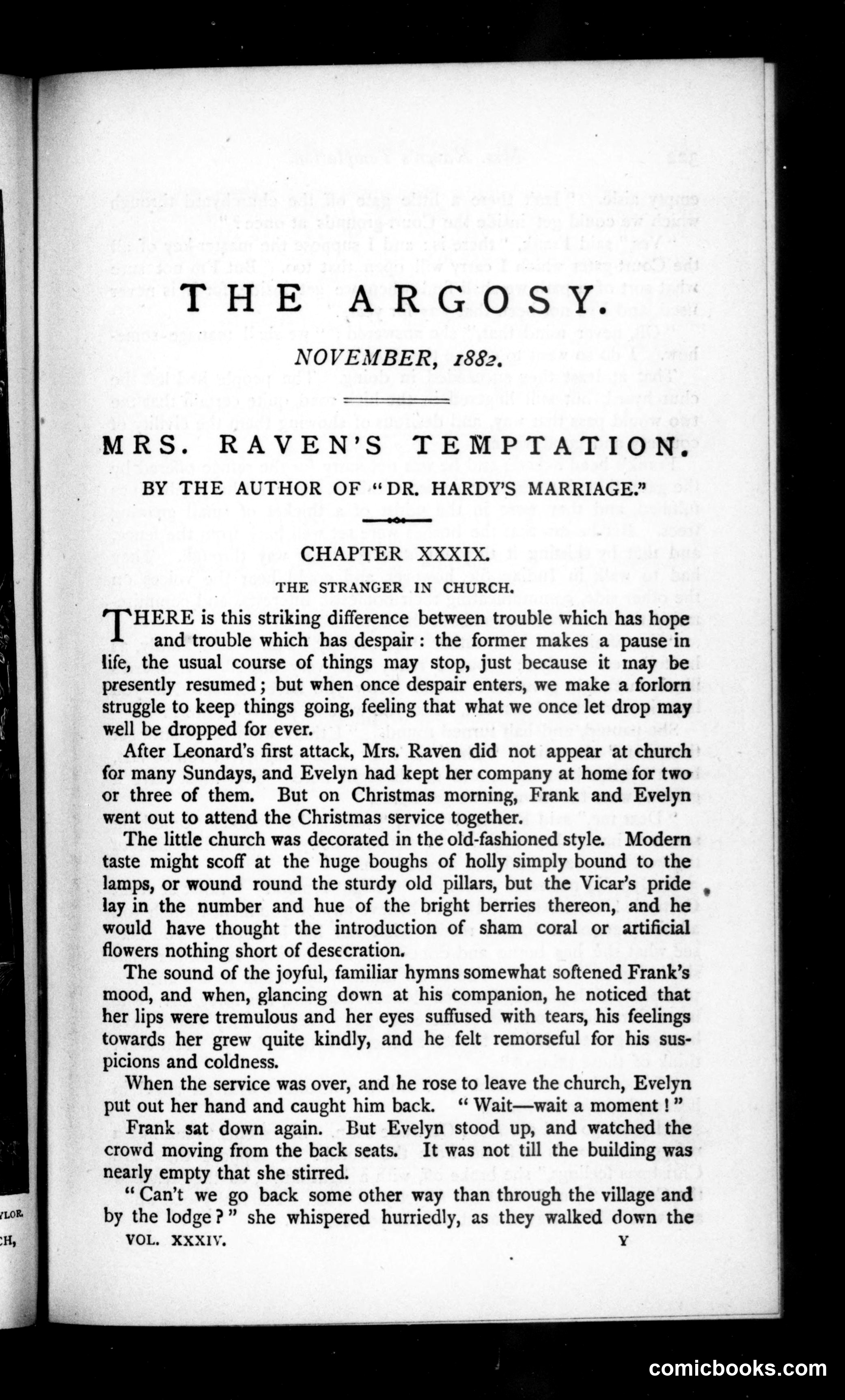 The Argosy, Vol. XXXIV