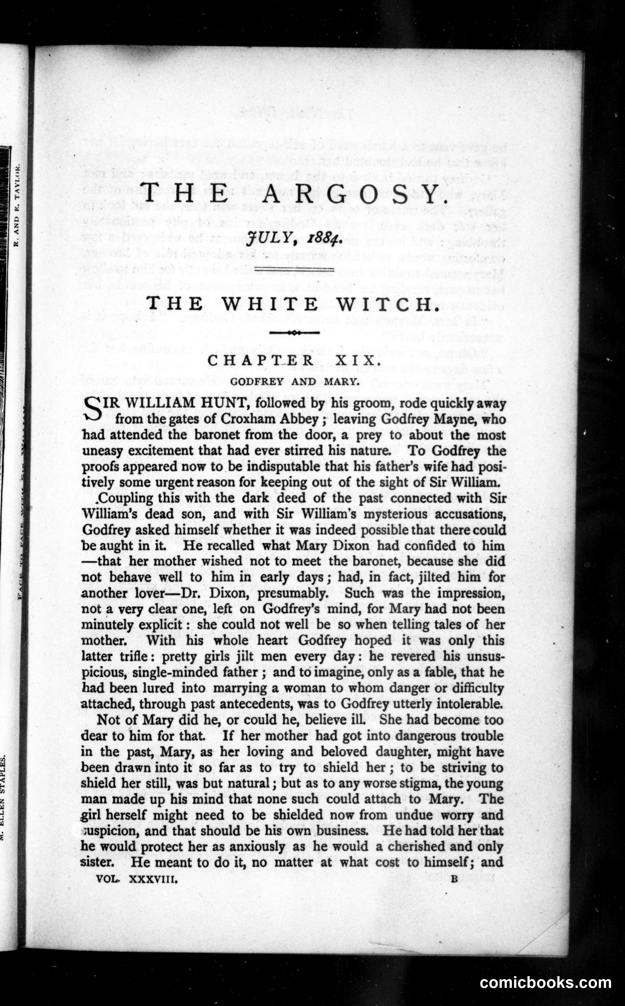 The Argosy, Vol. 38
