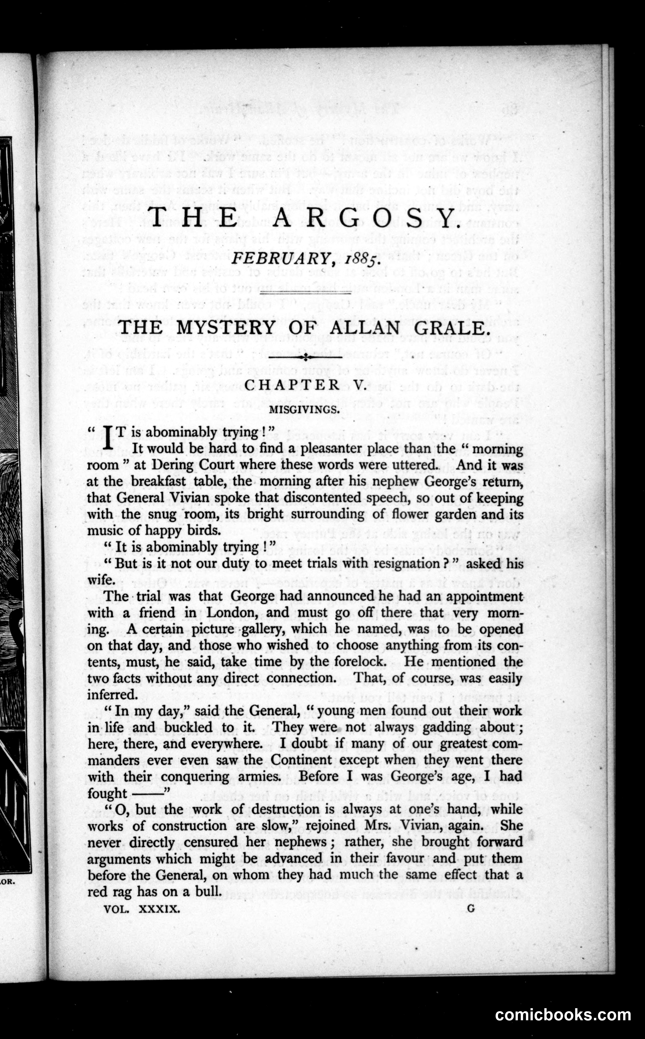 The Argosy, Vol. 39