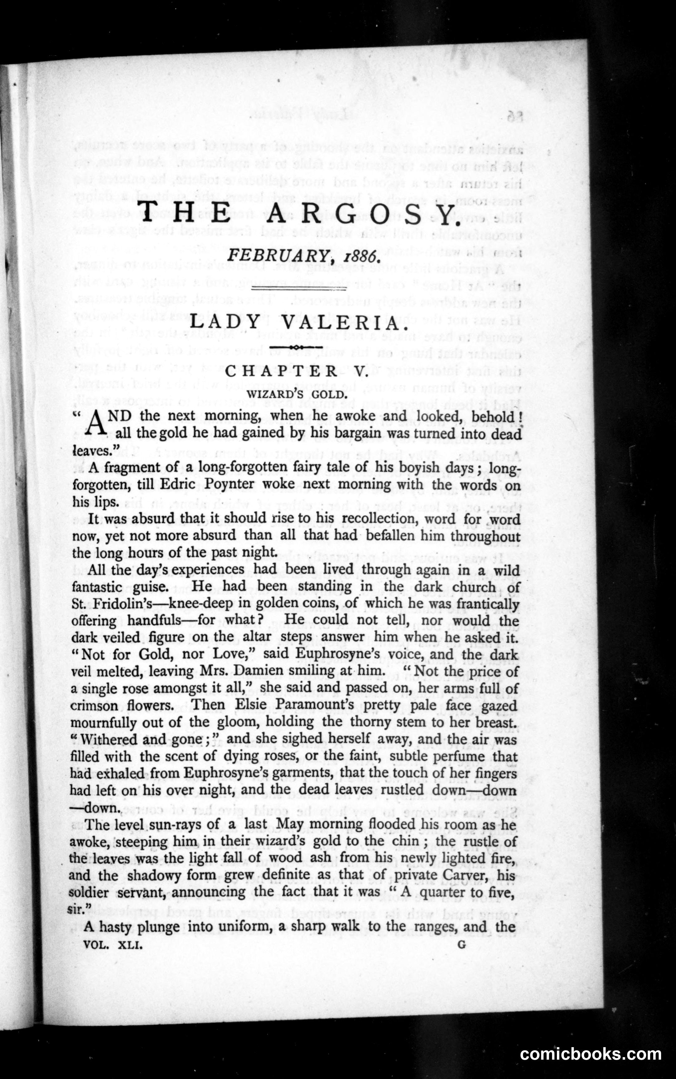 The Argosy, Vol. 41