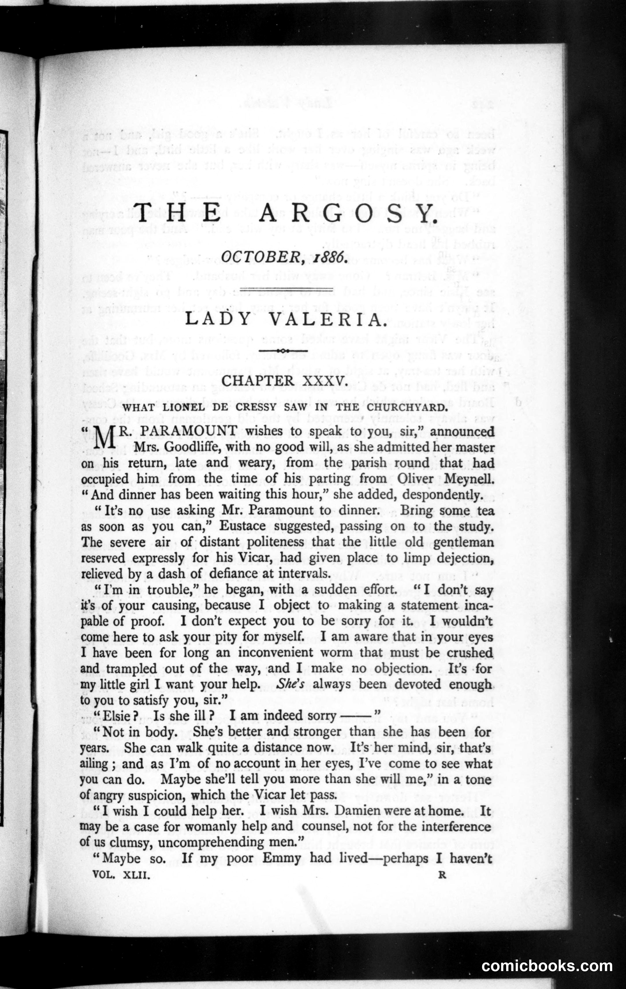 The Argosy, Vol. 42