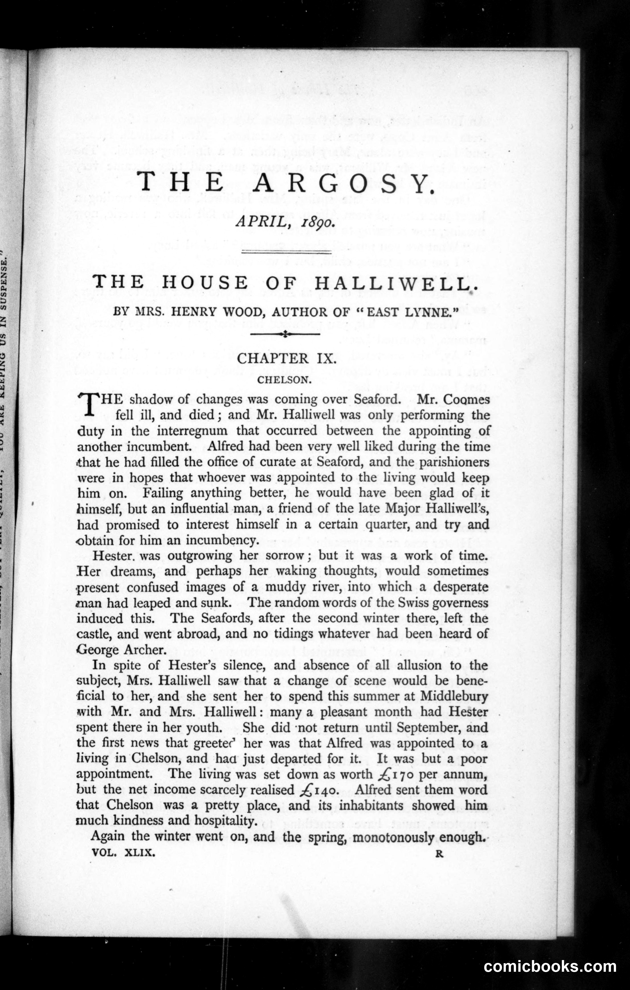 The Argosy, Vol. XLIX