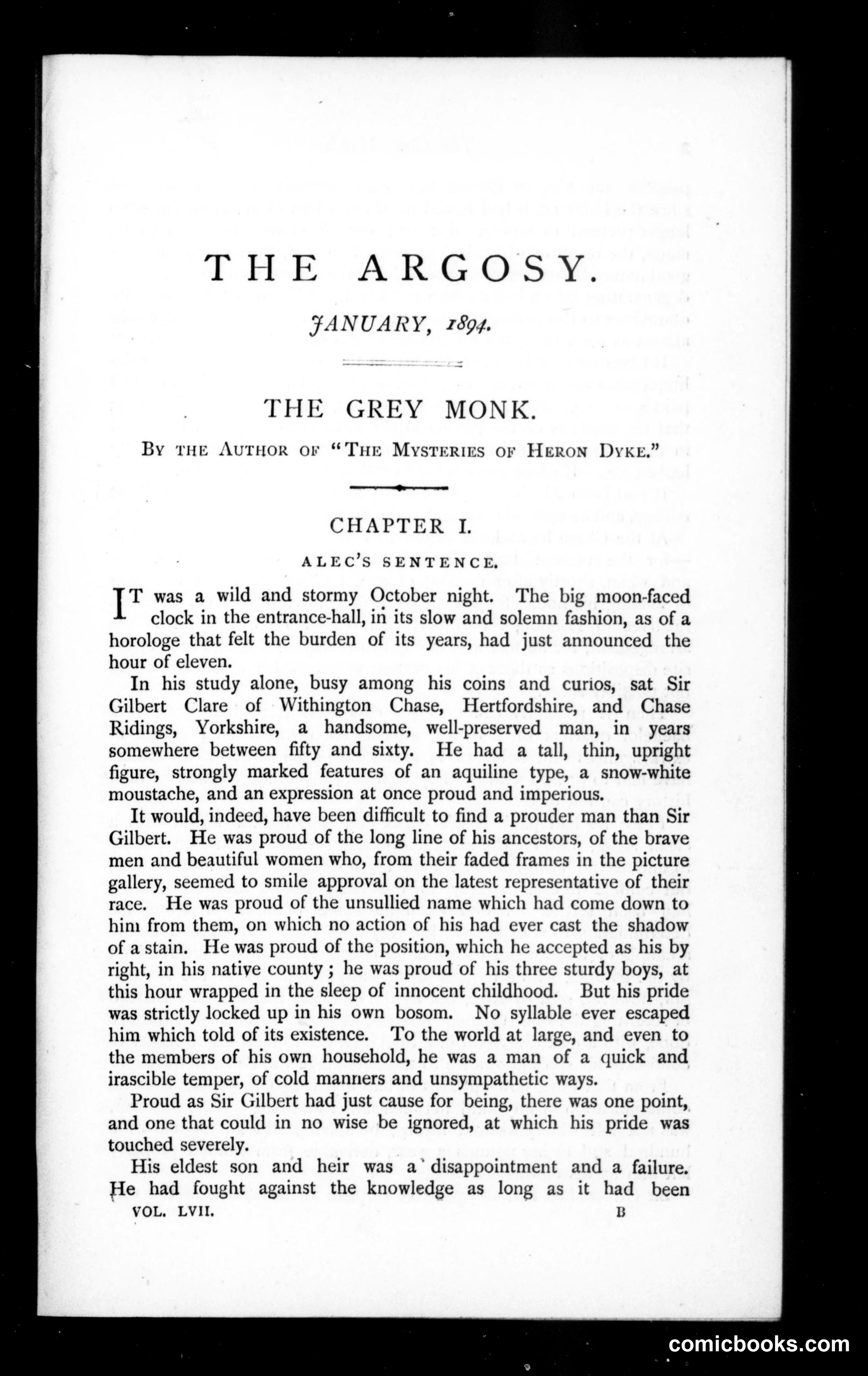 The Argosy, Vol. 57