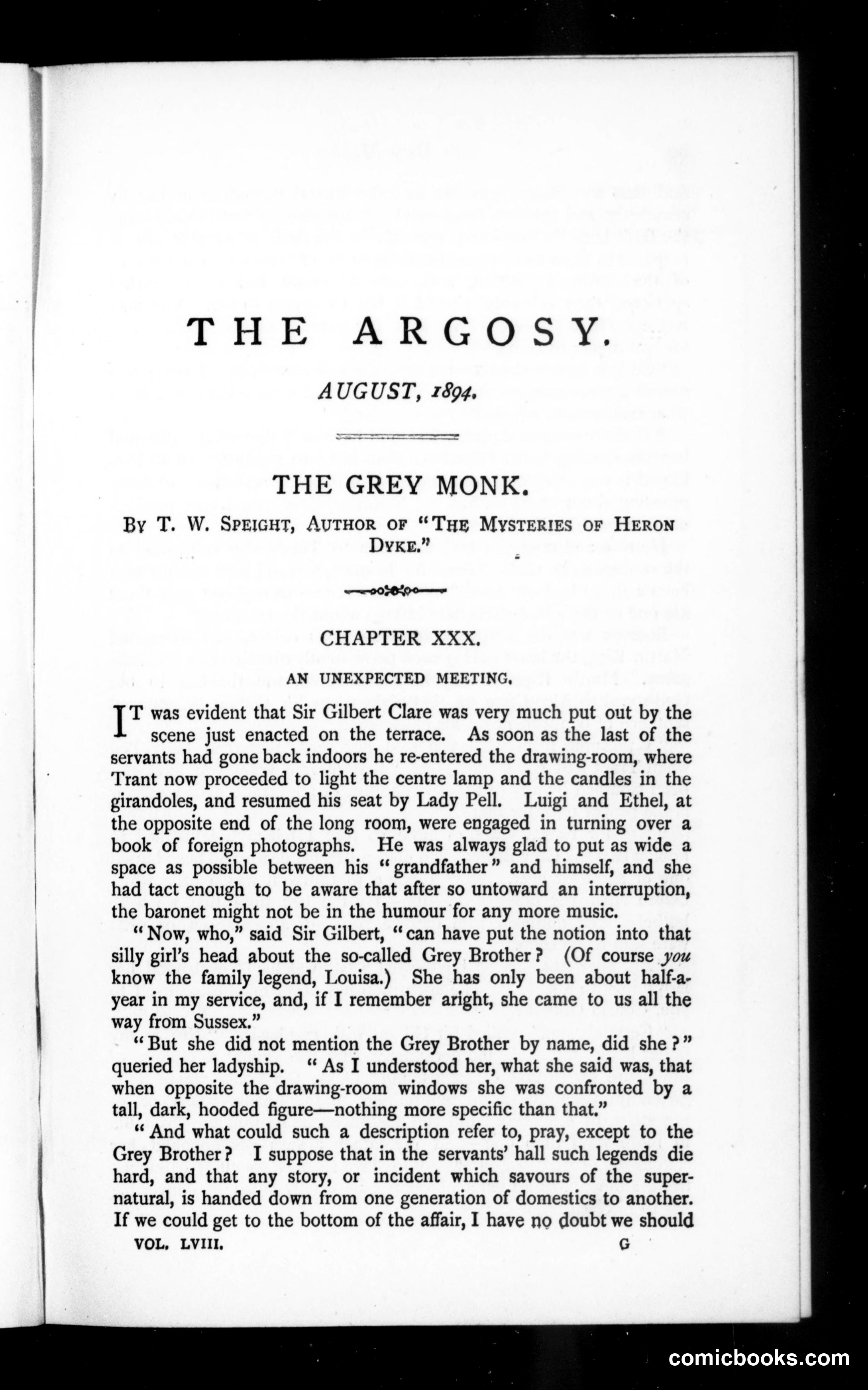 The Argosy, Vol. 58