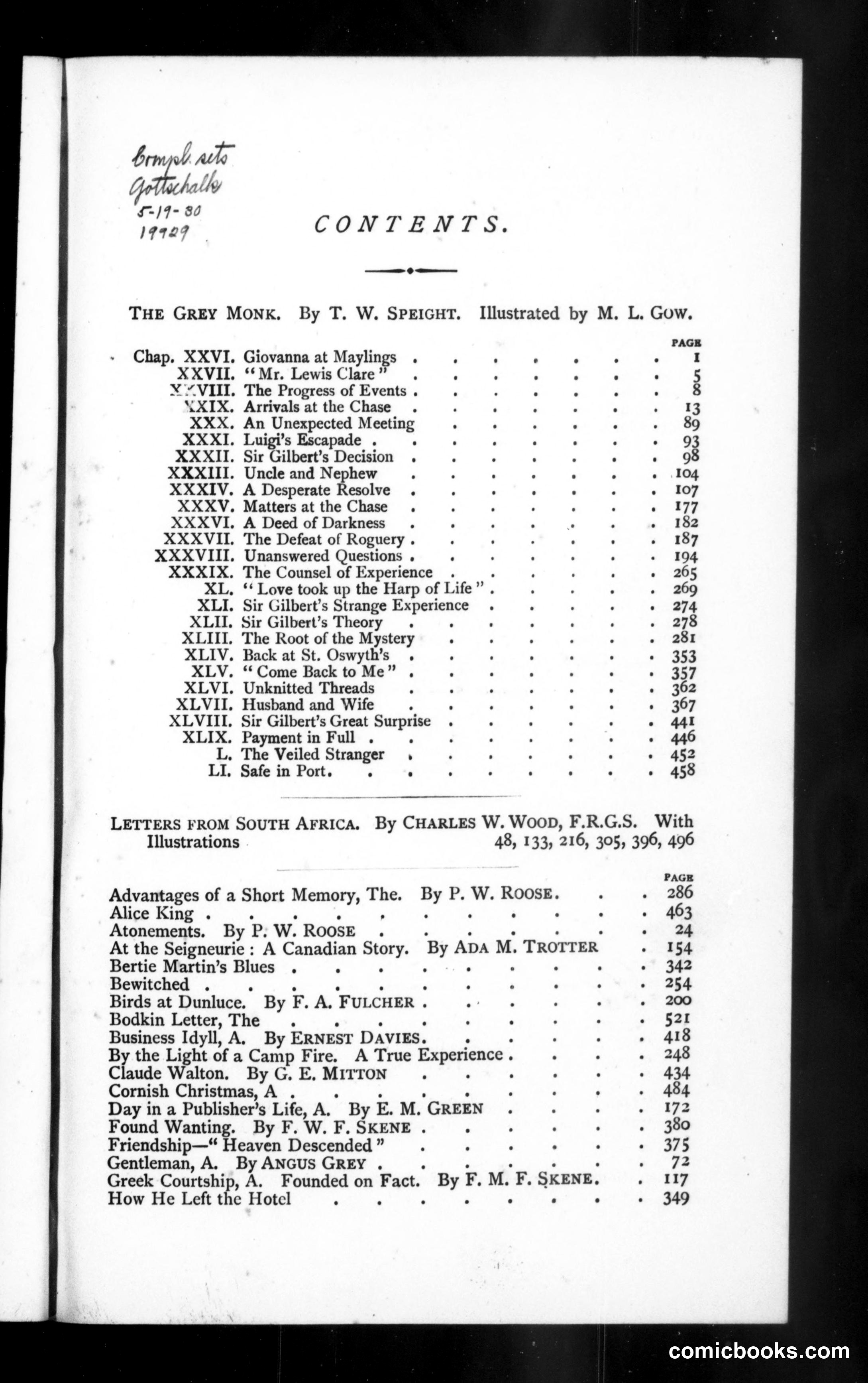 The Argosy, 1894