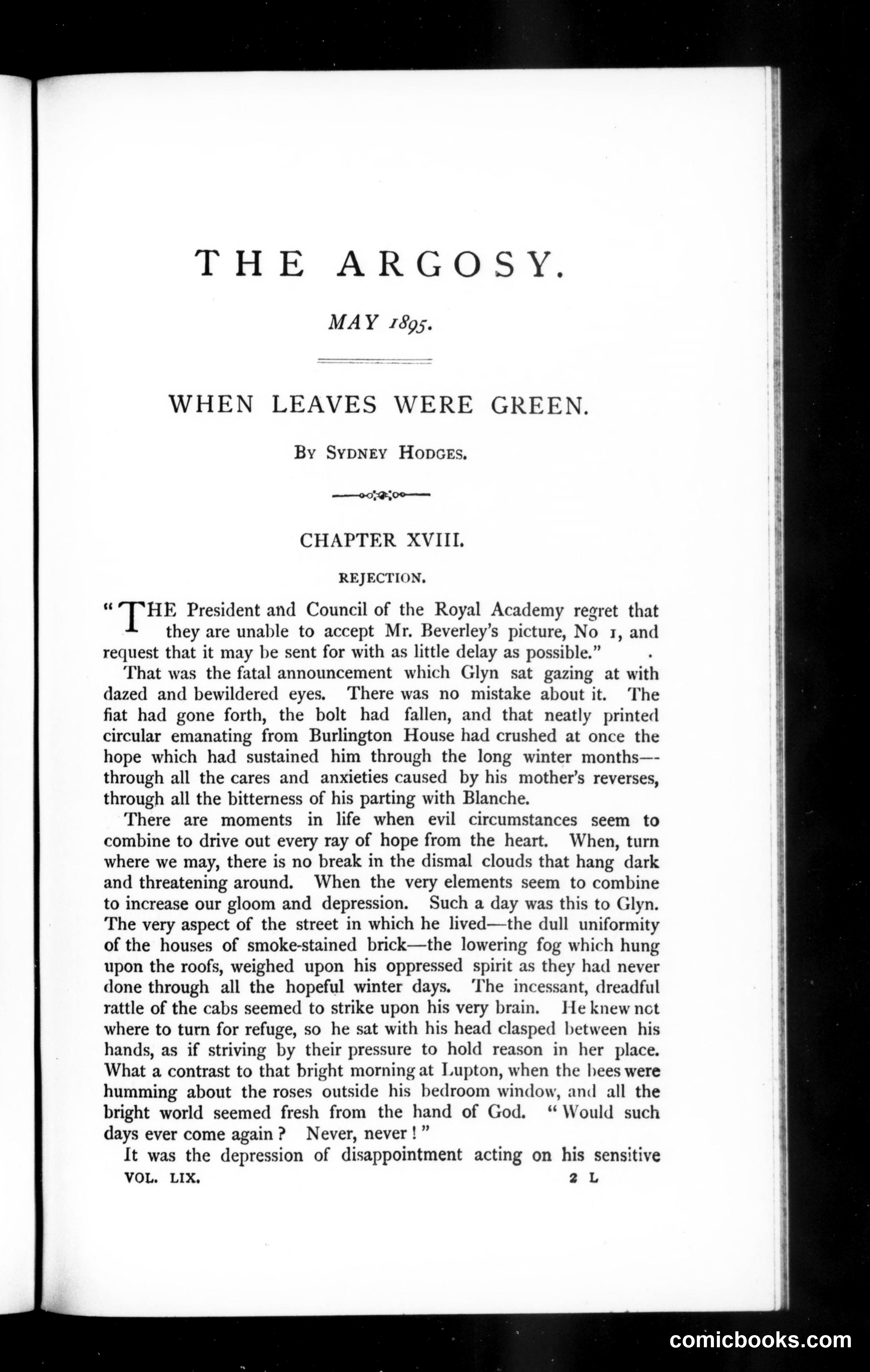 The Argosy, Vol. 59