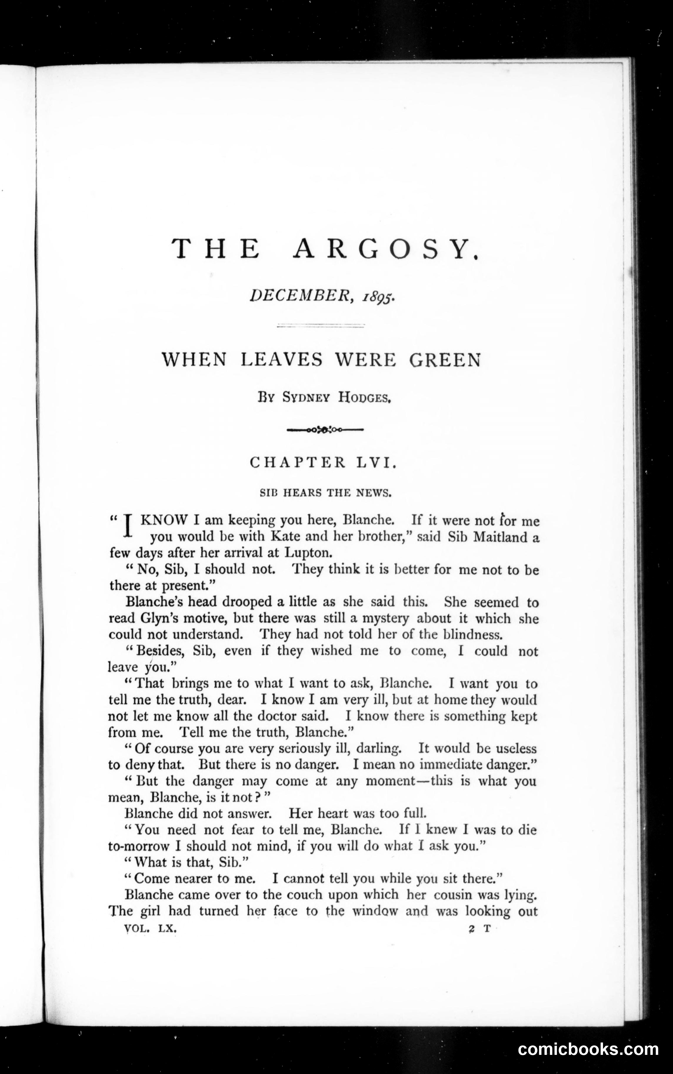 The Argosy, Vol. 60