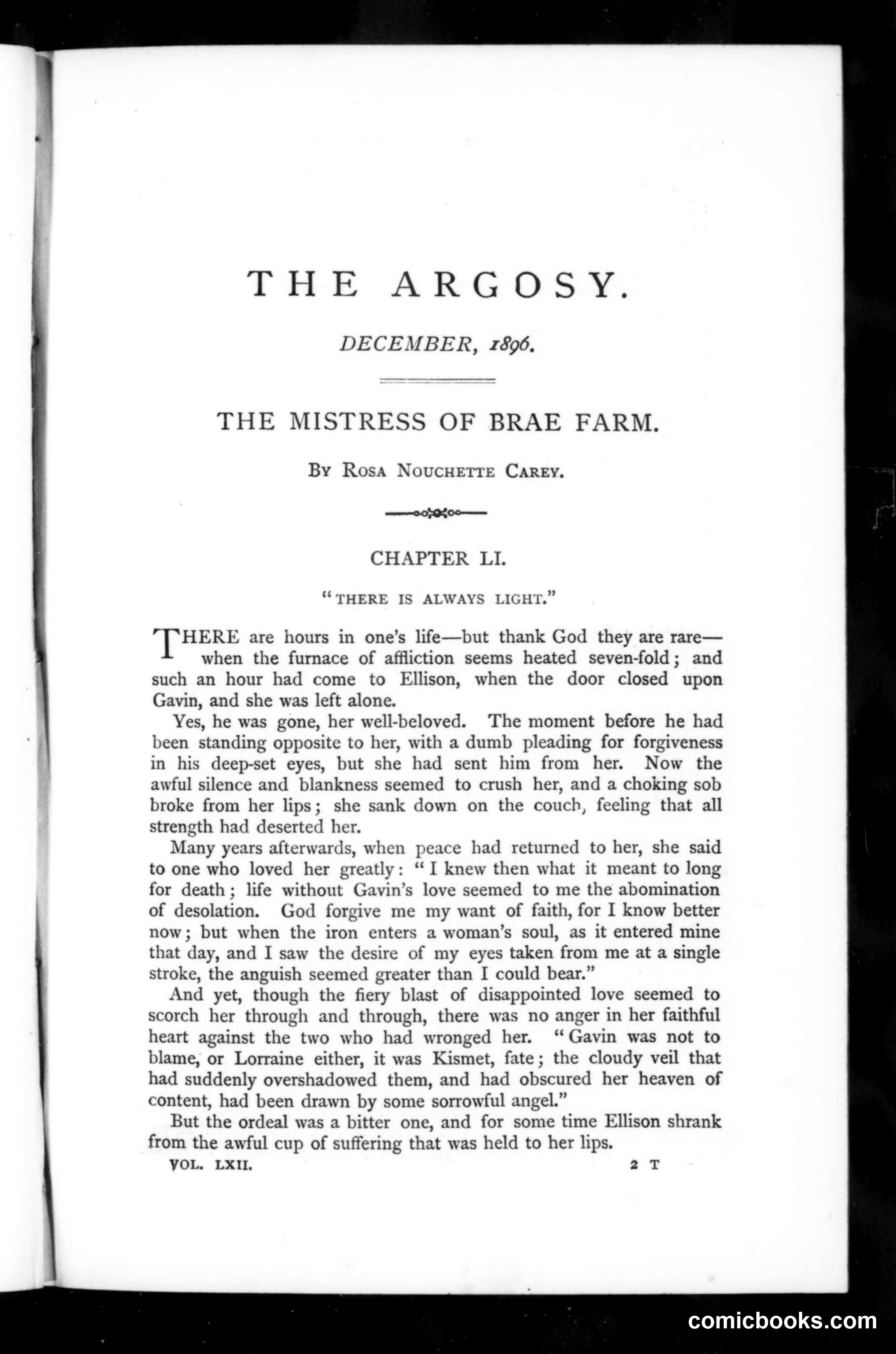 The Argosy, Vol. 62