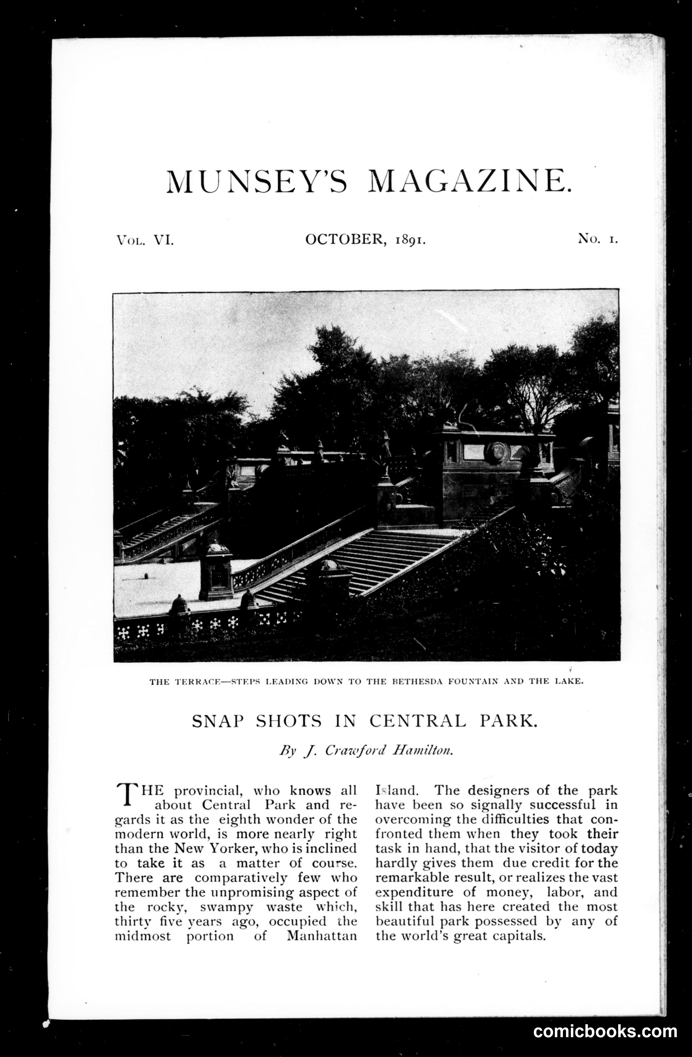 Munsey's Magazine, October 1891
