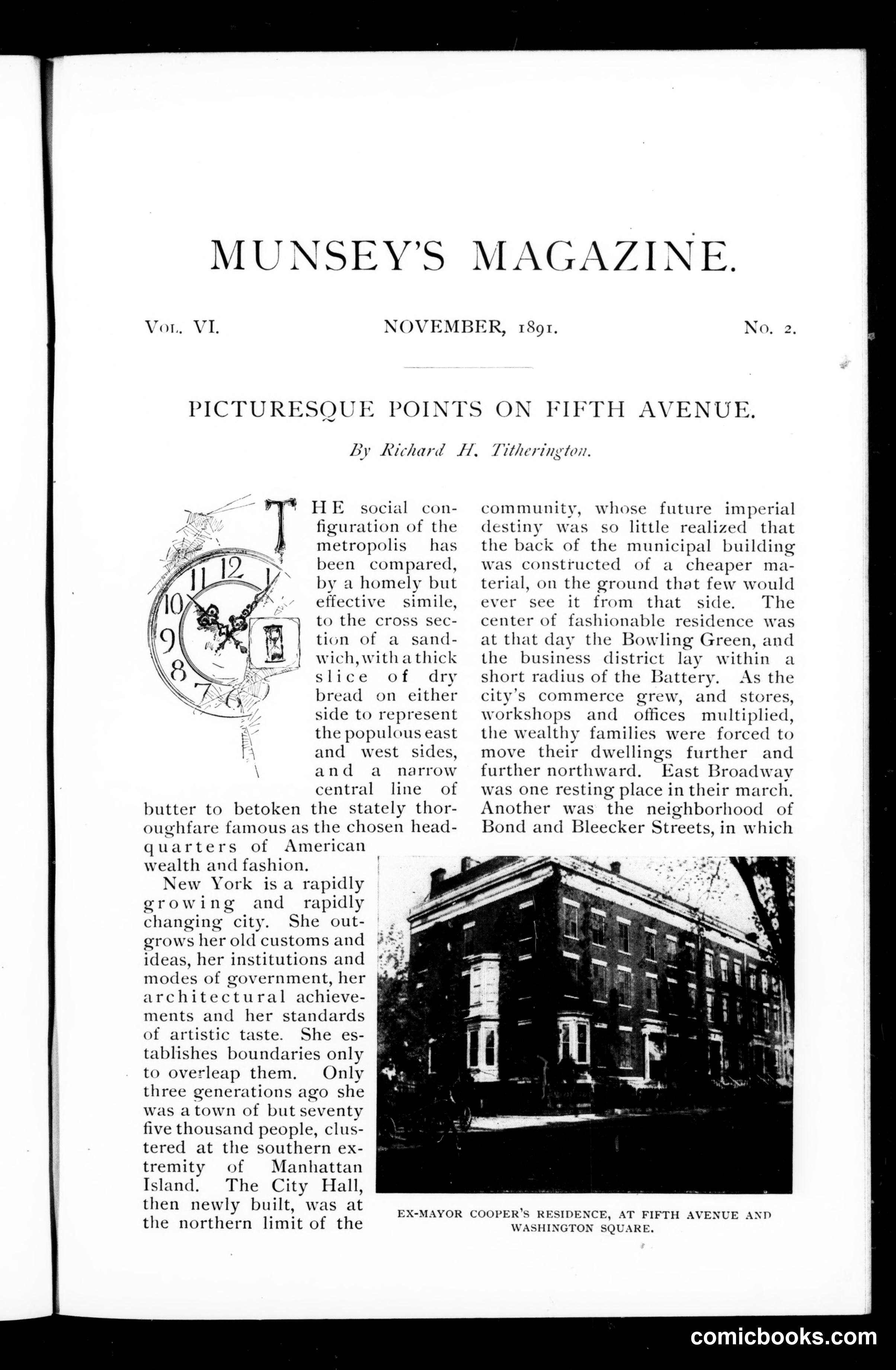 Munsey's Magazine, November 1891
