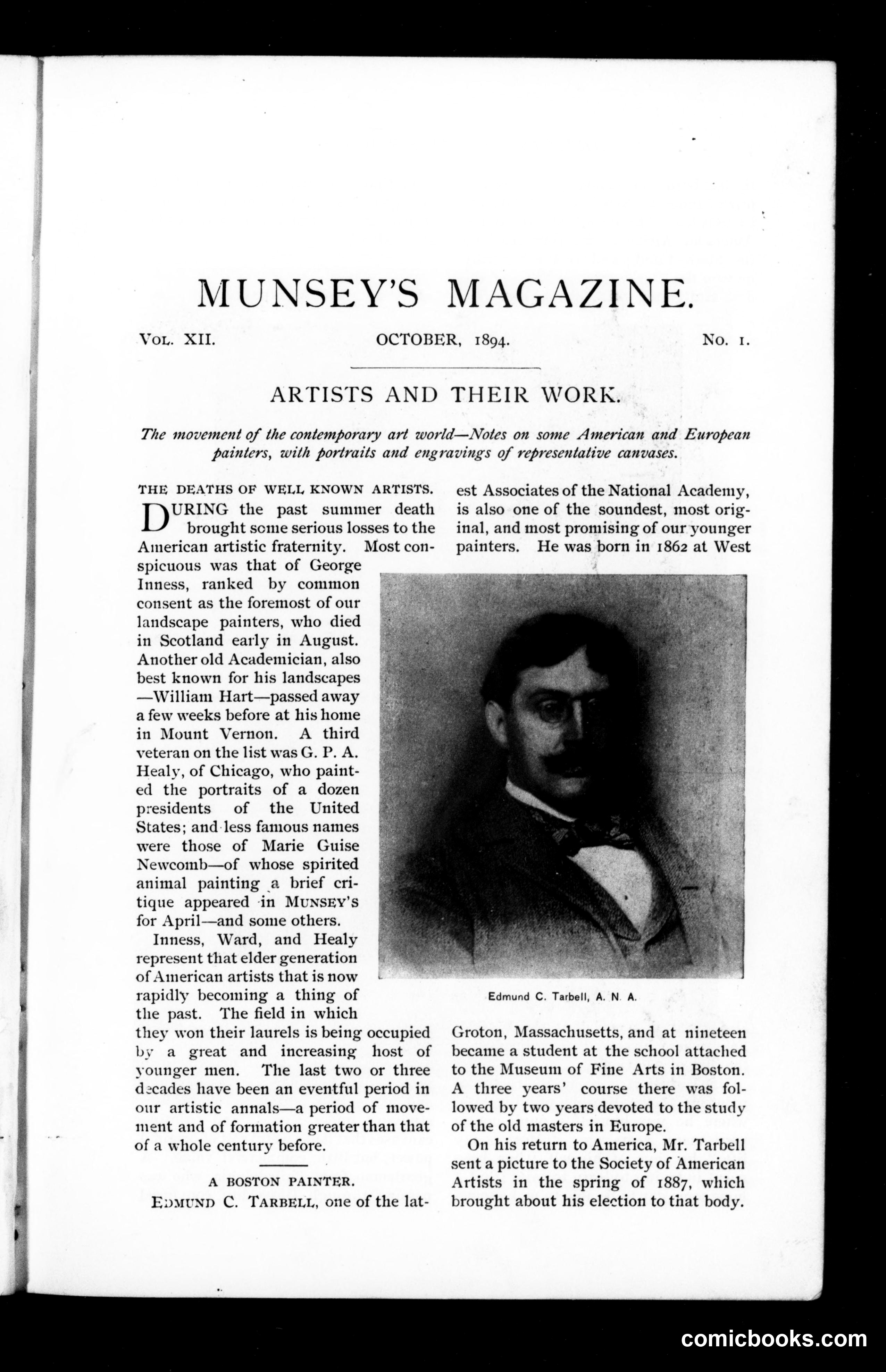 Munsey's Magazine, October 1894