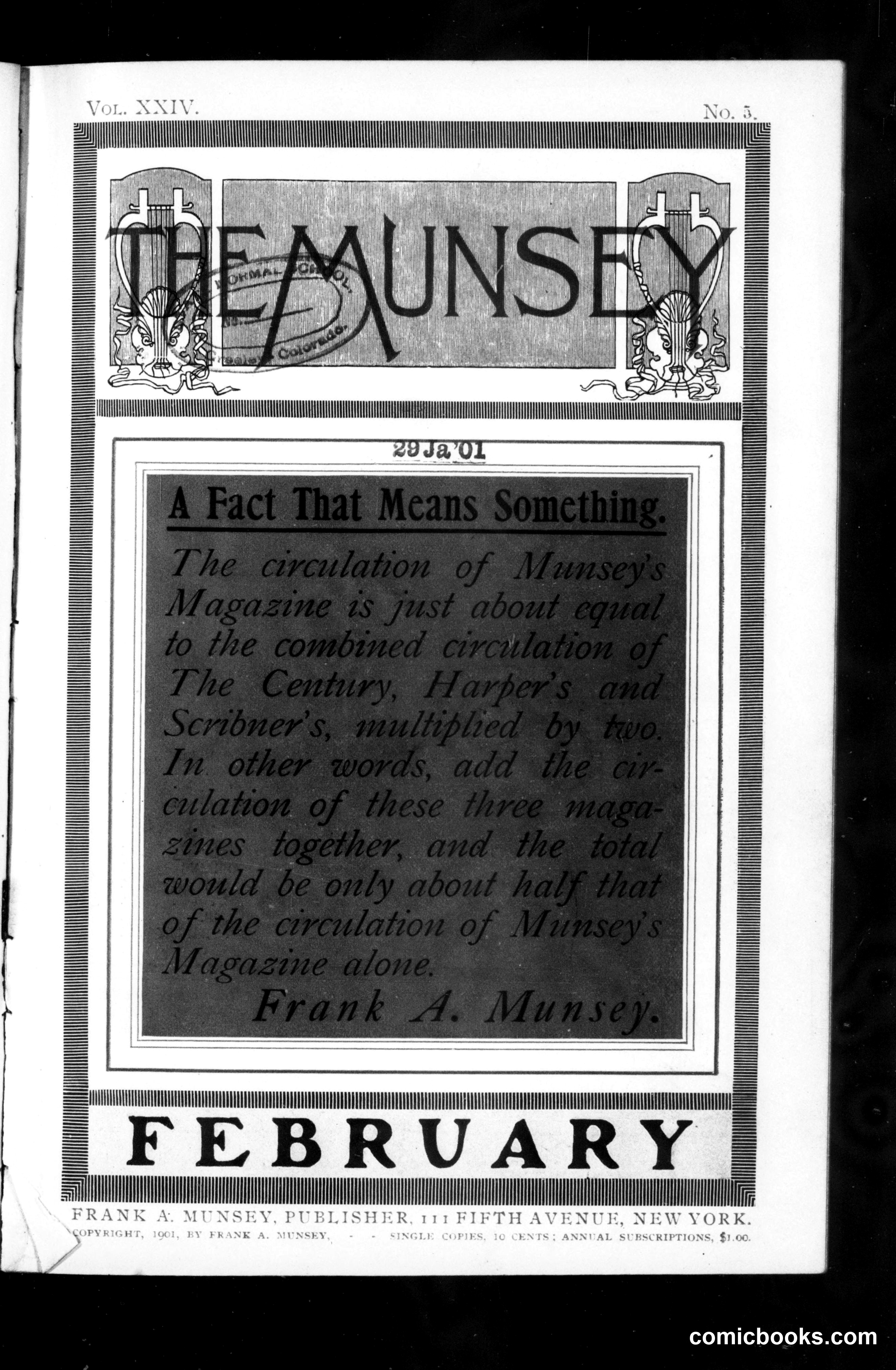 Munsey's Magazine, Vol. 24, No. 5