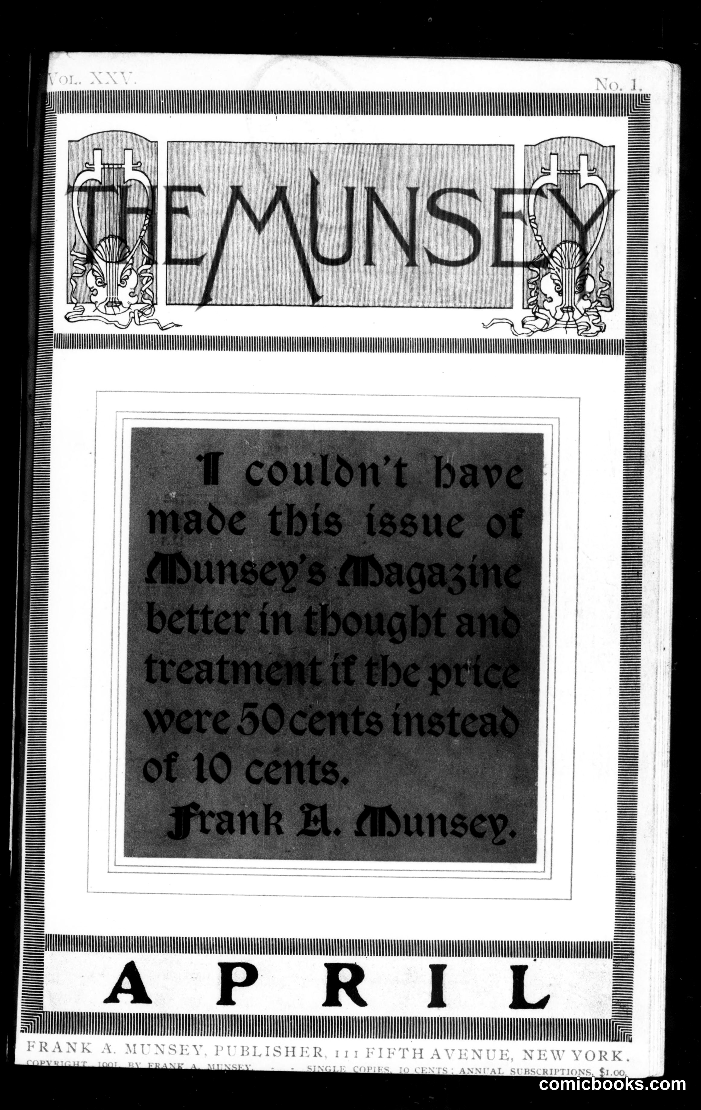 Munsey's Magazine, April 1901