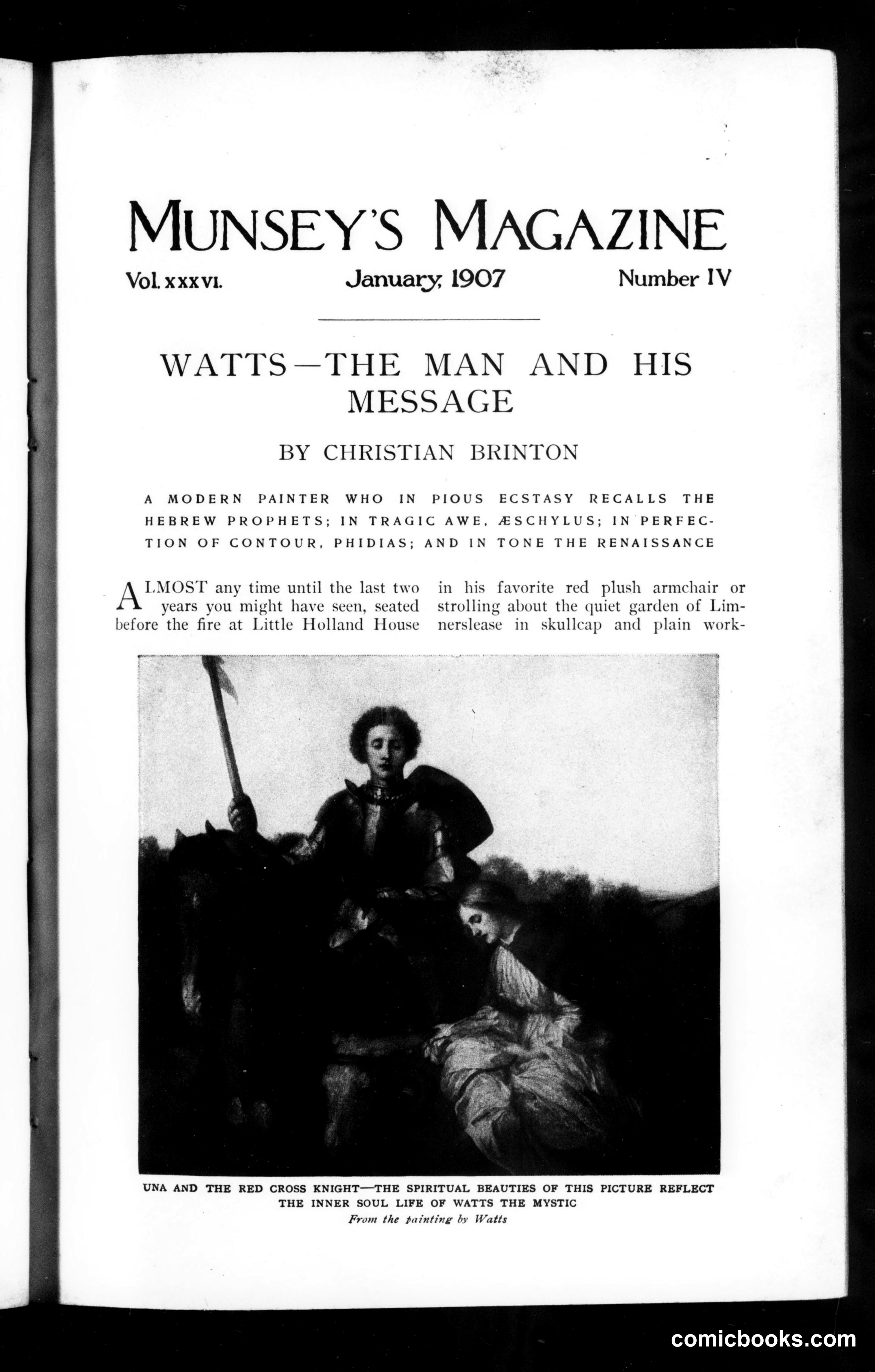 Munsey's Magazine, January 1907