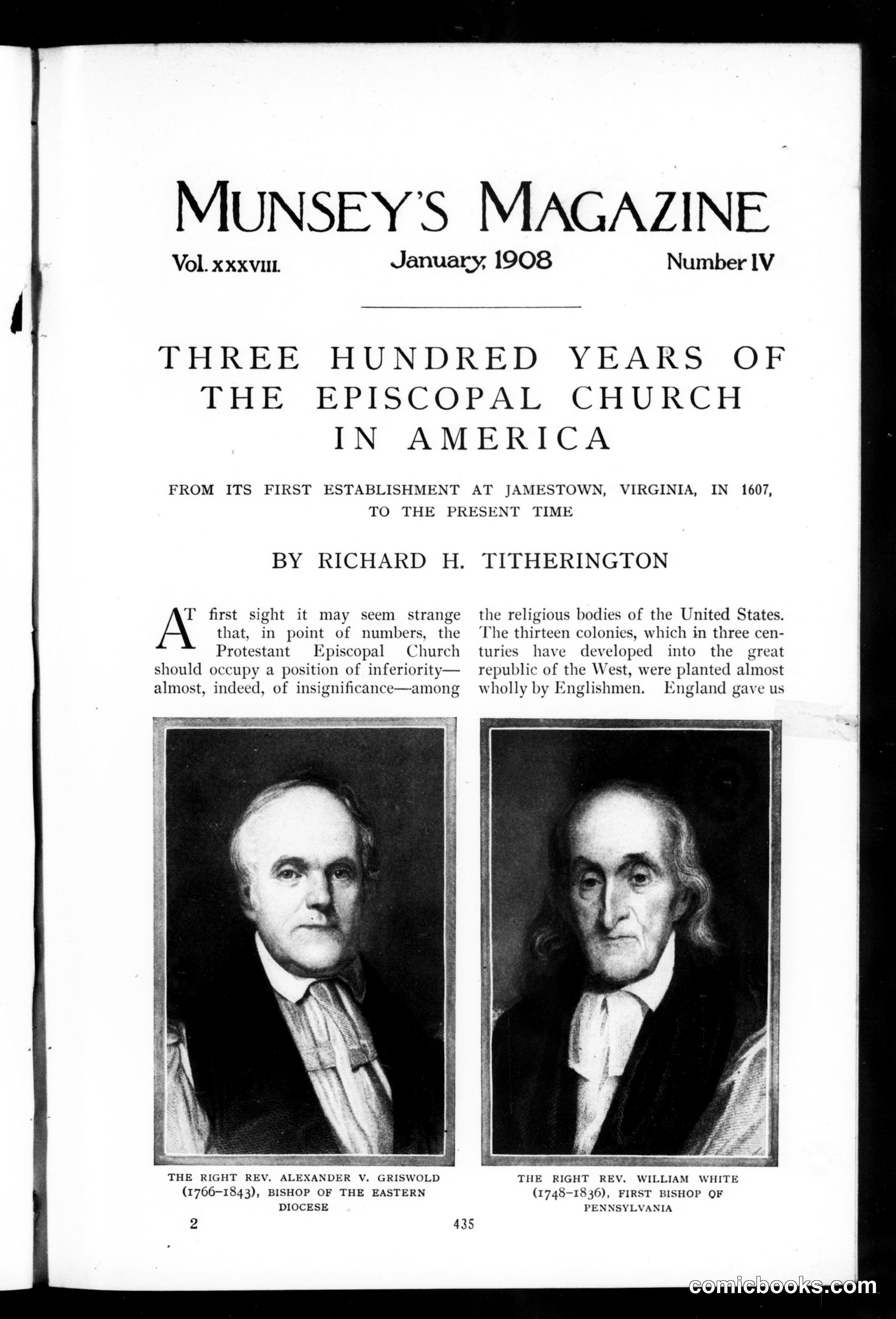 Munsey's Magazine, January 1908