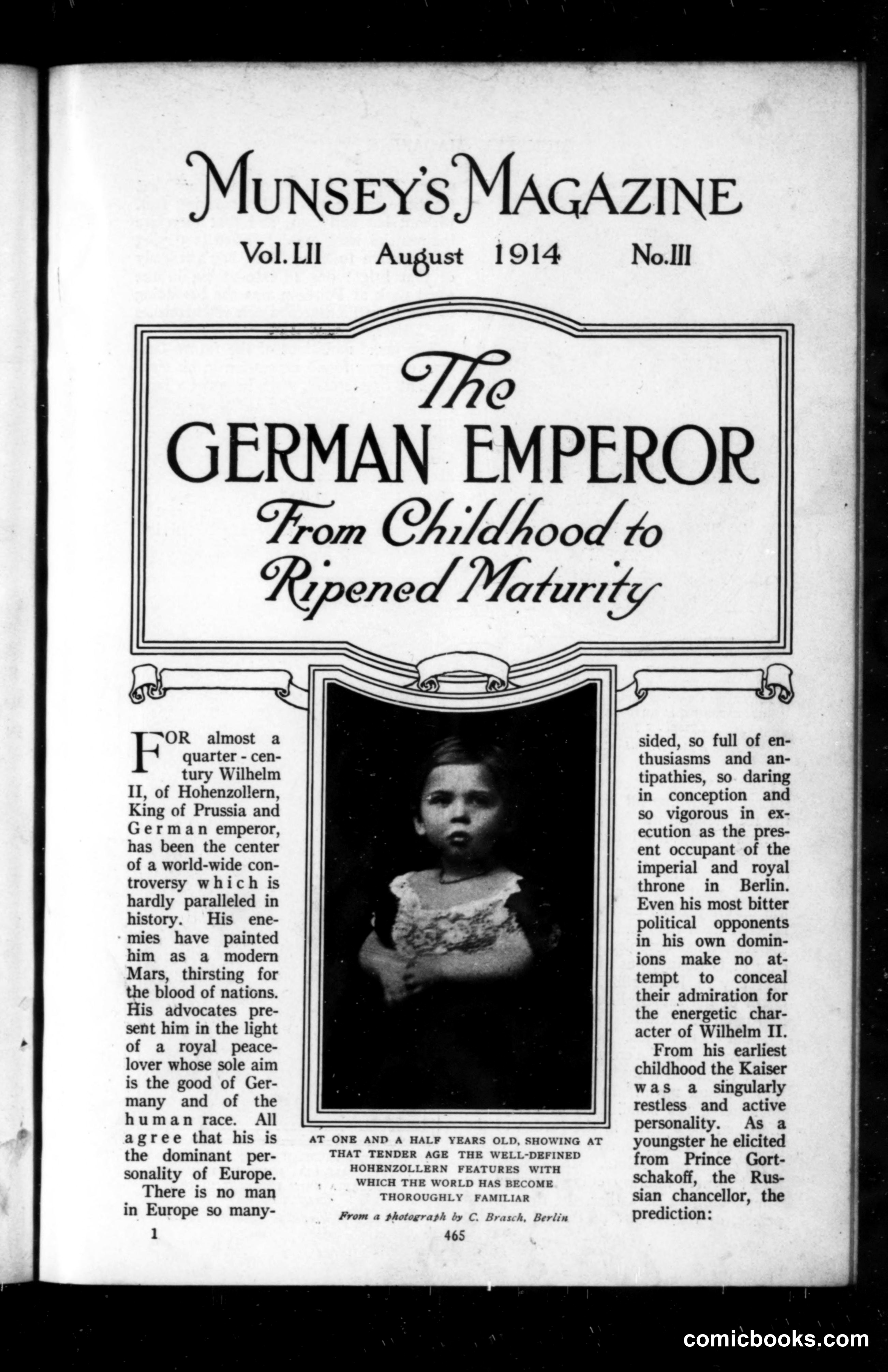 Munsey's Magazine, August 1914