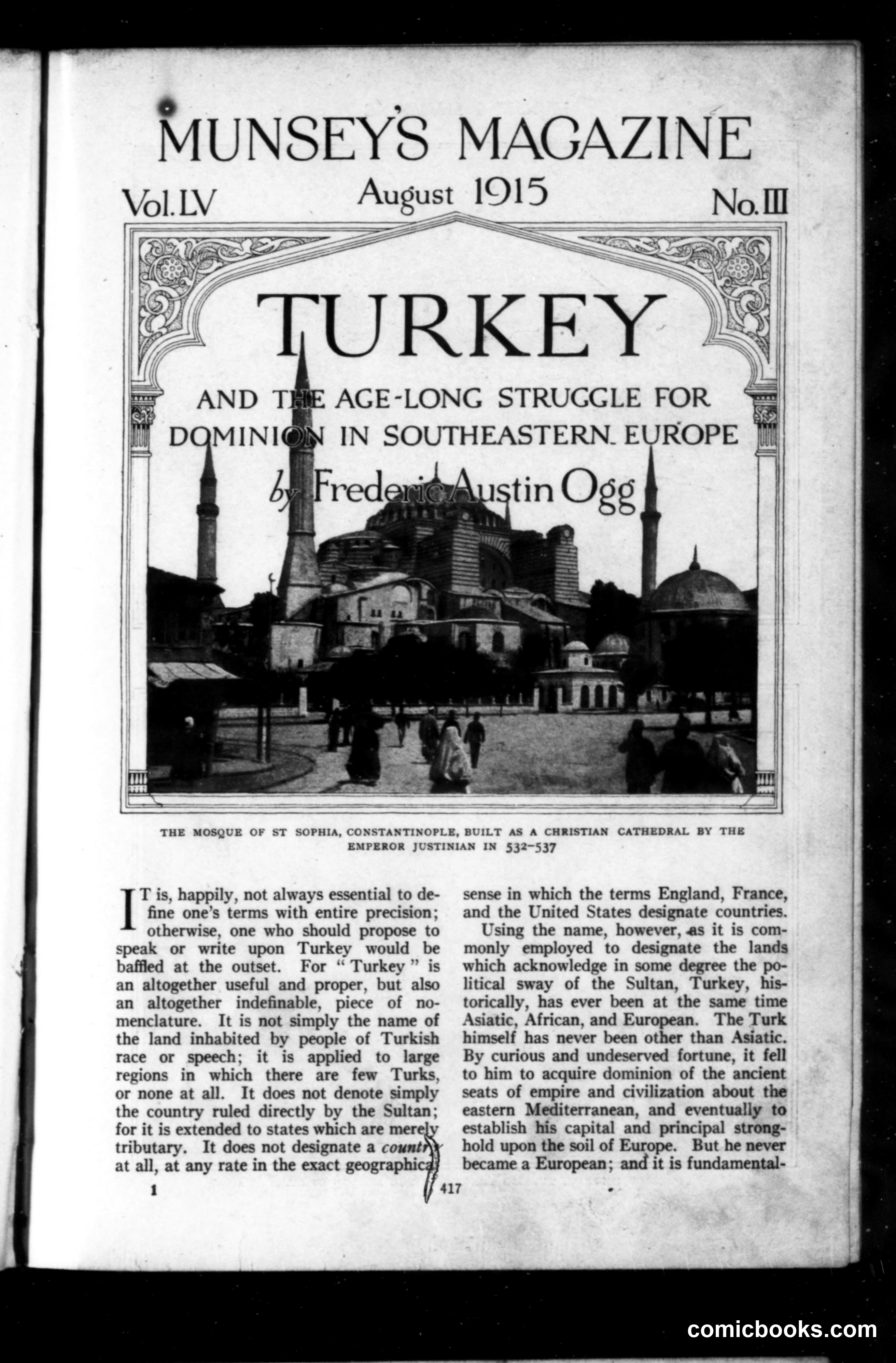 Munsey's Magazine, August 1915
