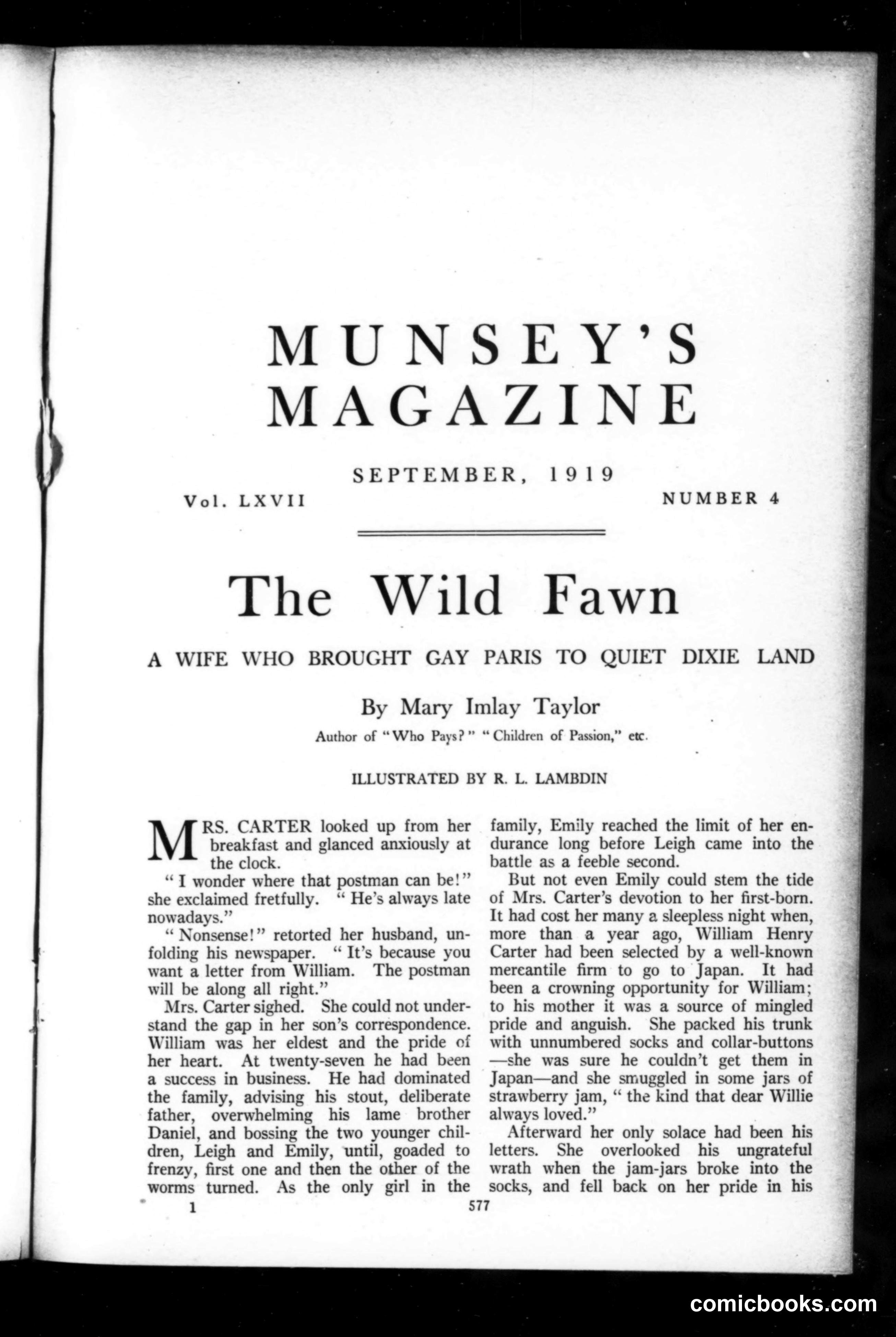 Munsey's Magazine, September 1919