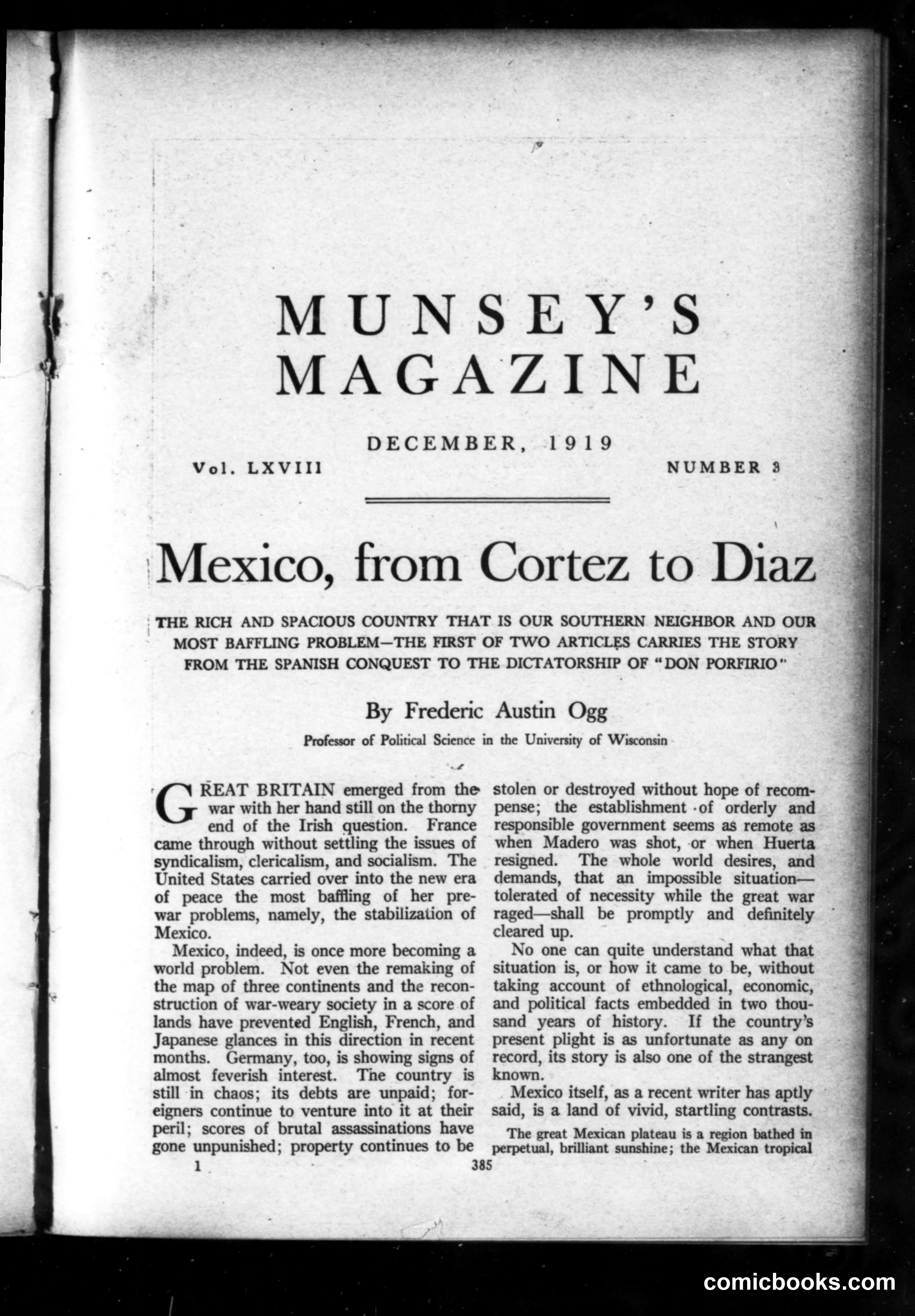 Munsey's Magazine, December 1919