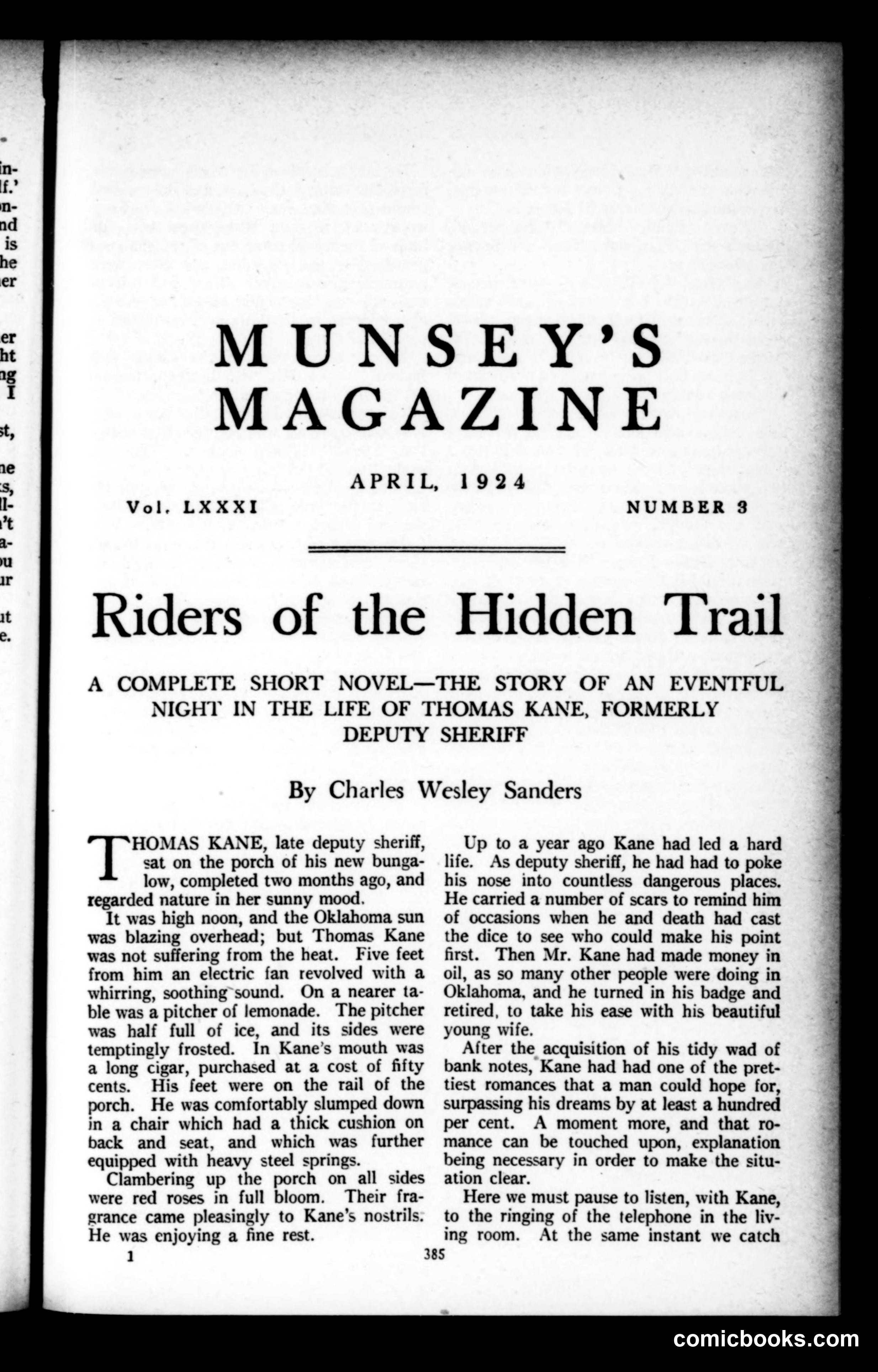 Munsey's Magazine, April 1924