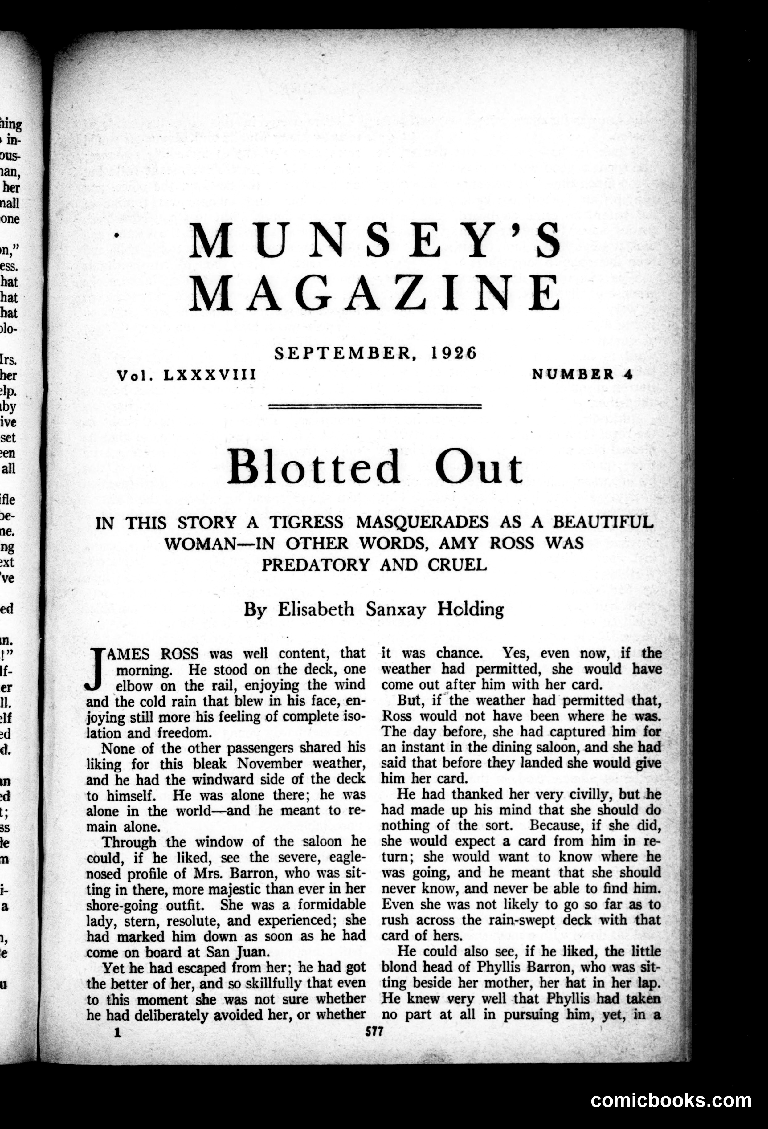 Munsey's Magazine, September 1926