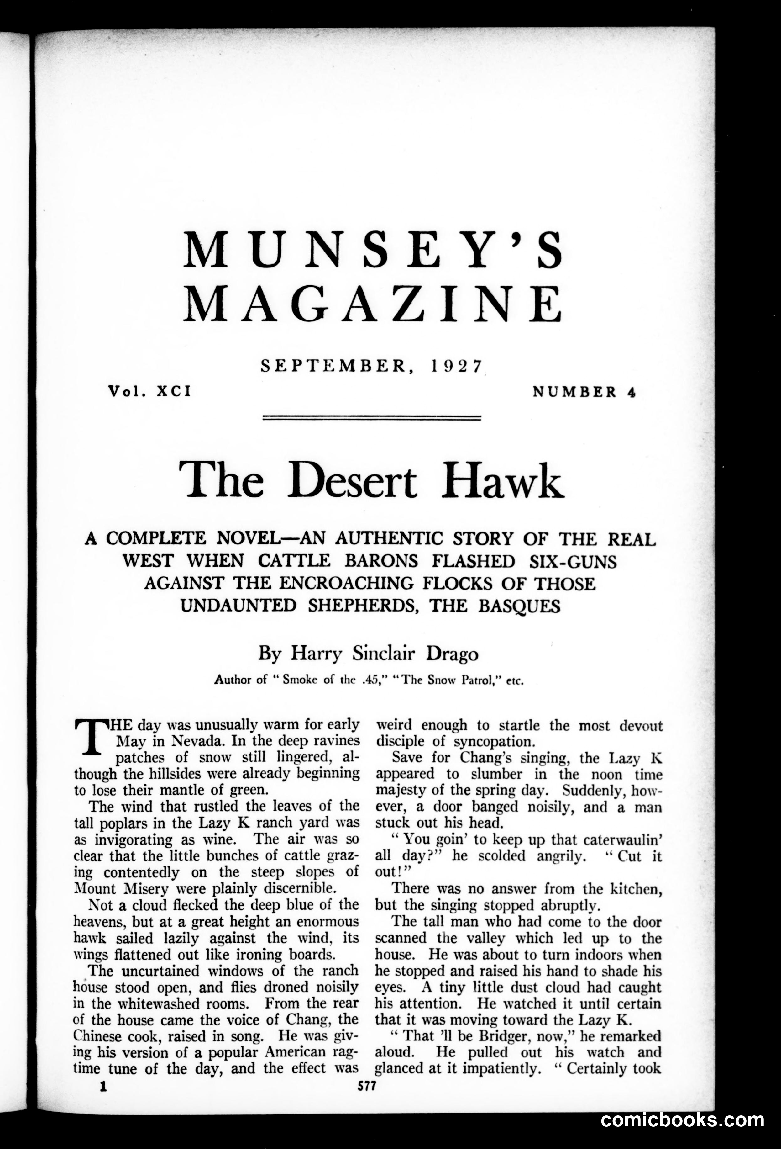 Munsey's Magazine, September 1927