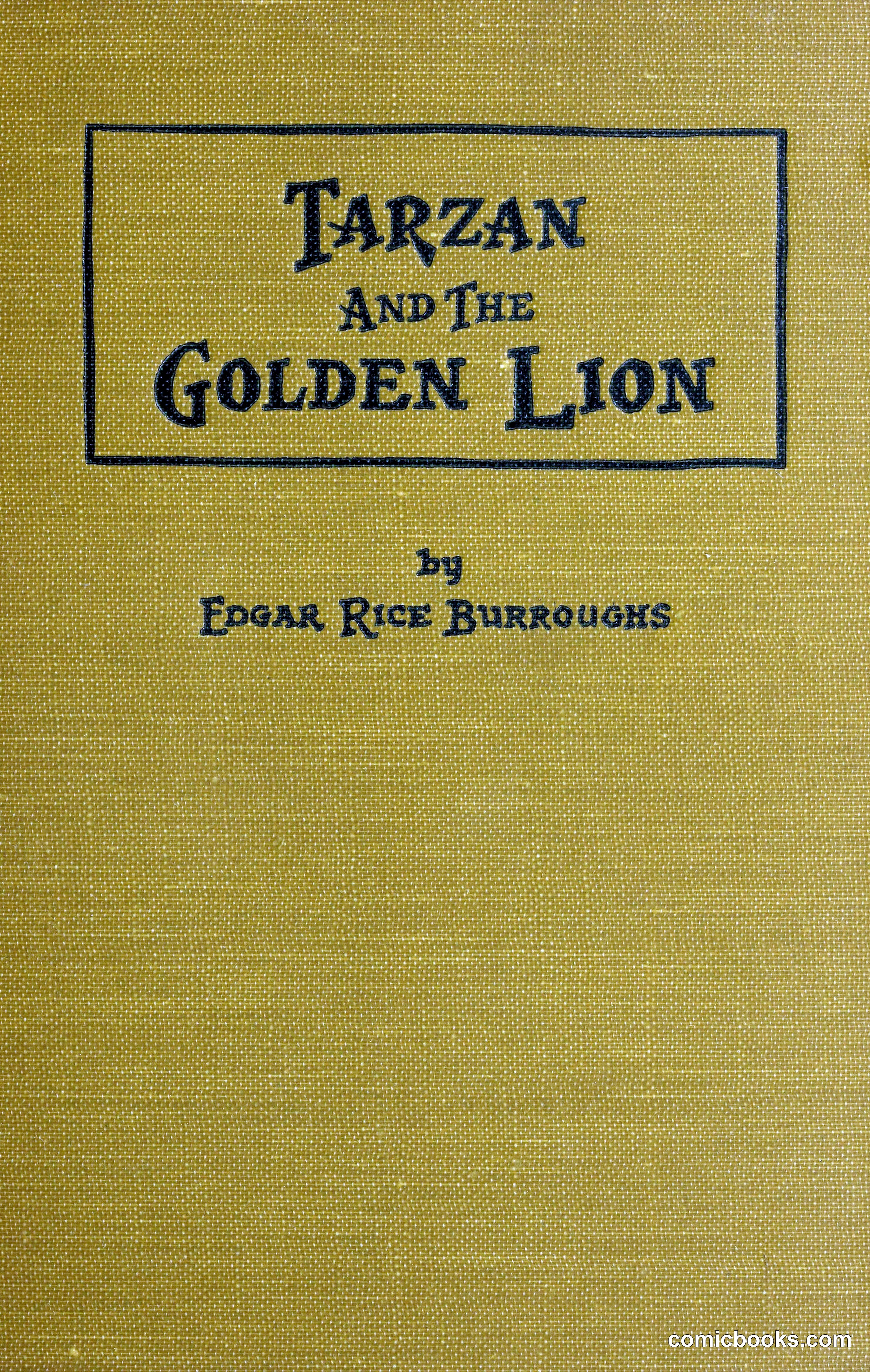 Tarzan and the Golden Lion