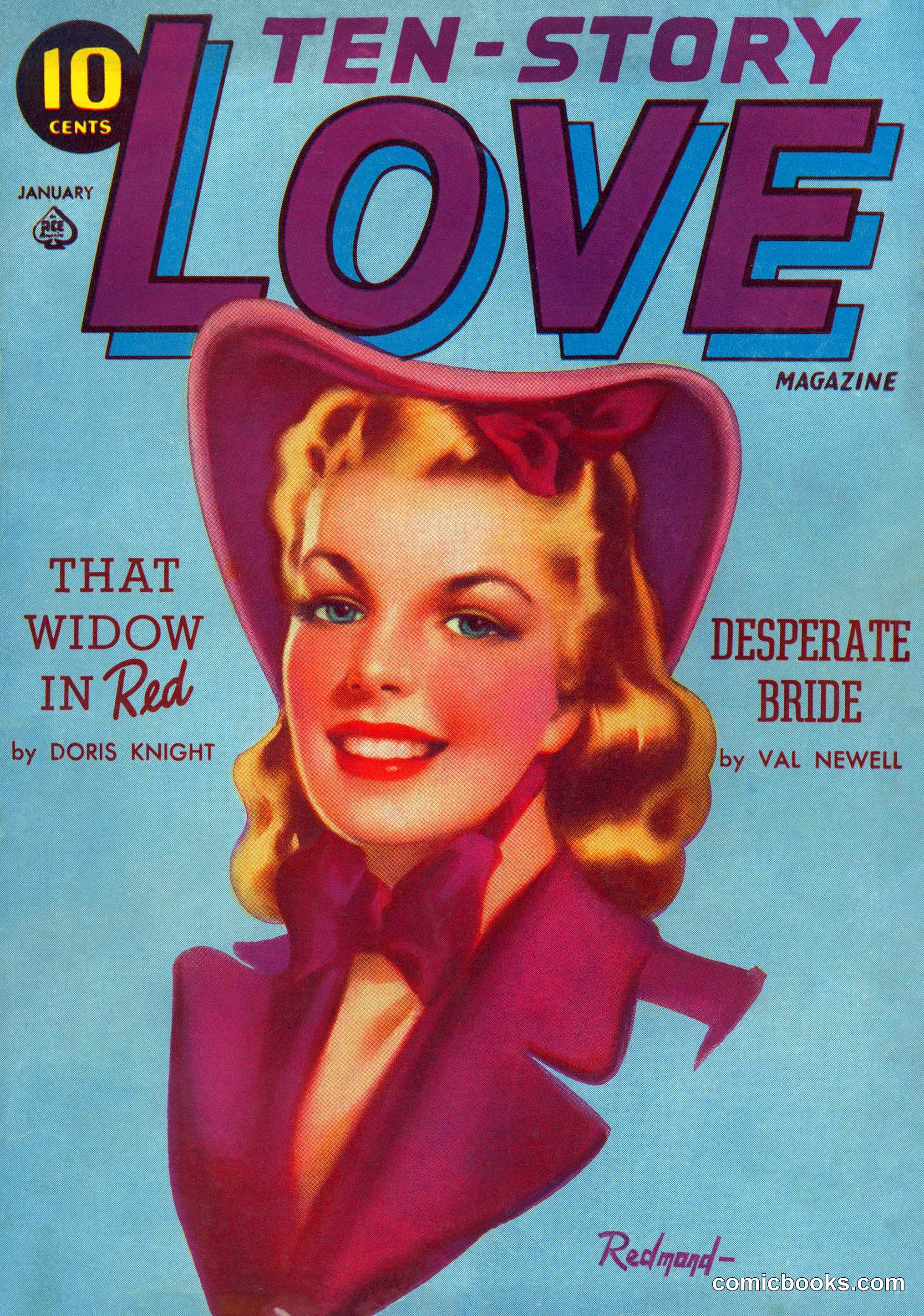 Ten-Story Love Magazine, January 1941