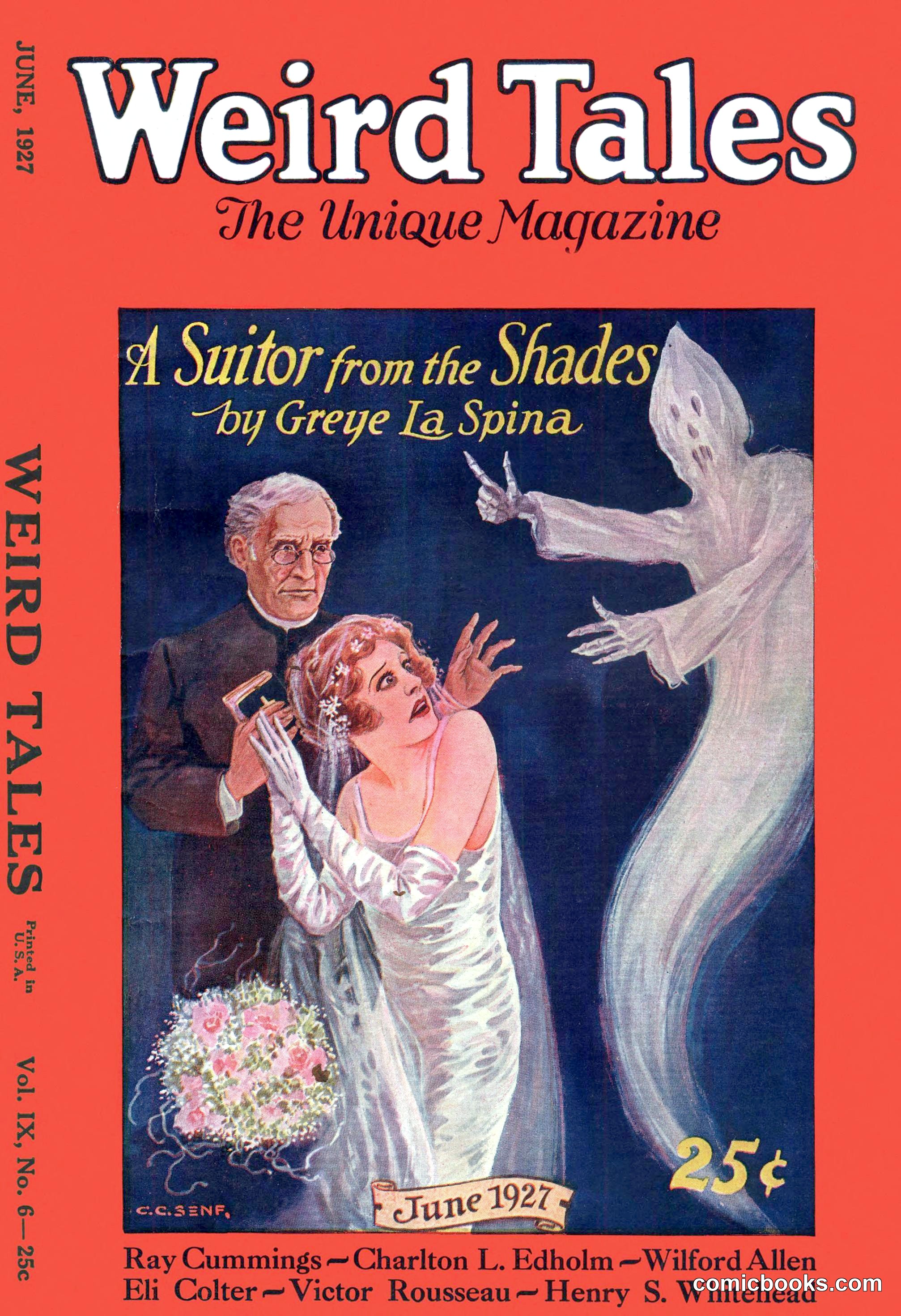 Weird Tales, Vol. IX No. 6
