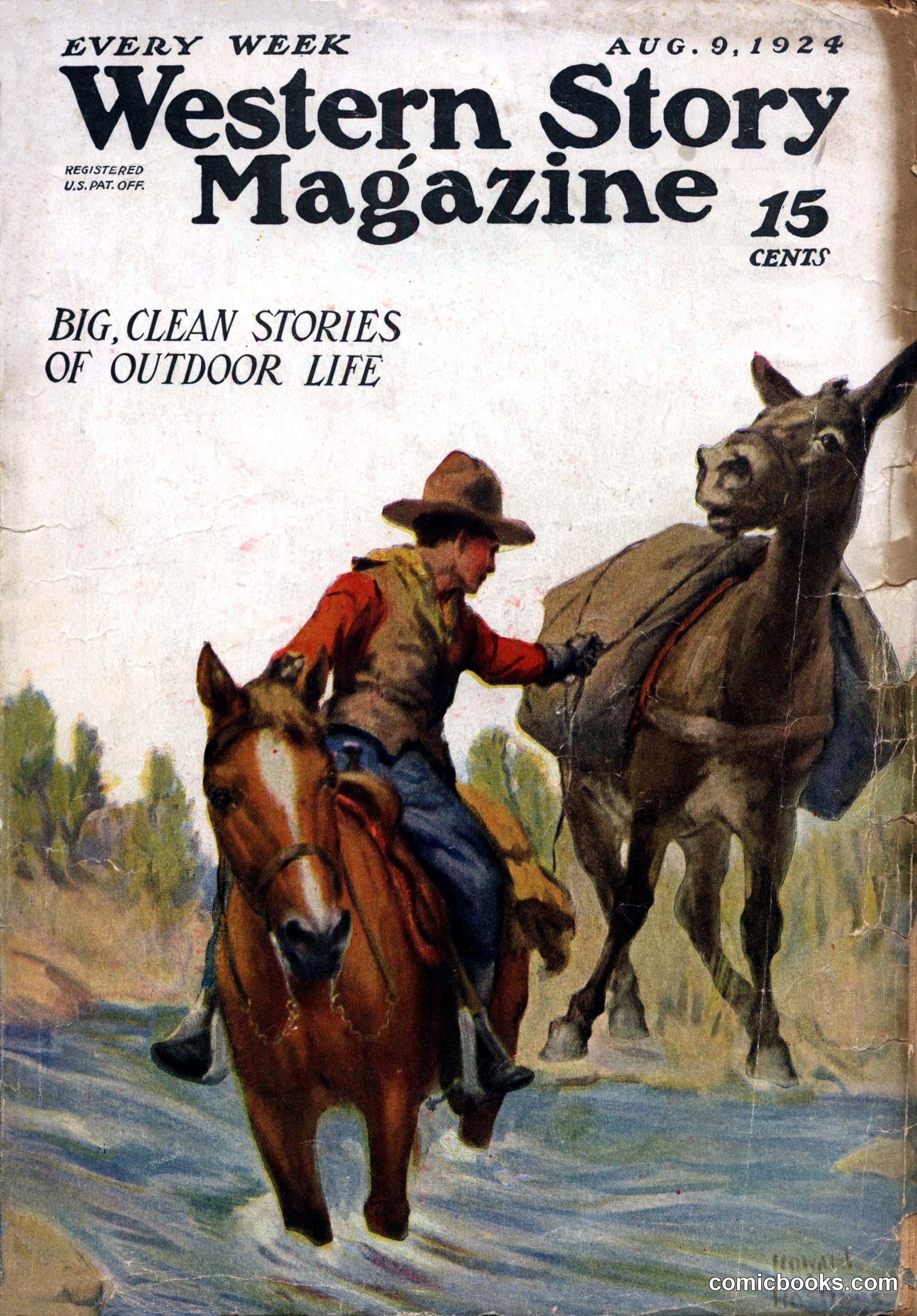 Western Story Magazine, August 9, 1924