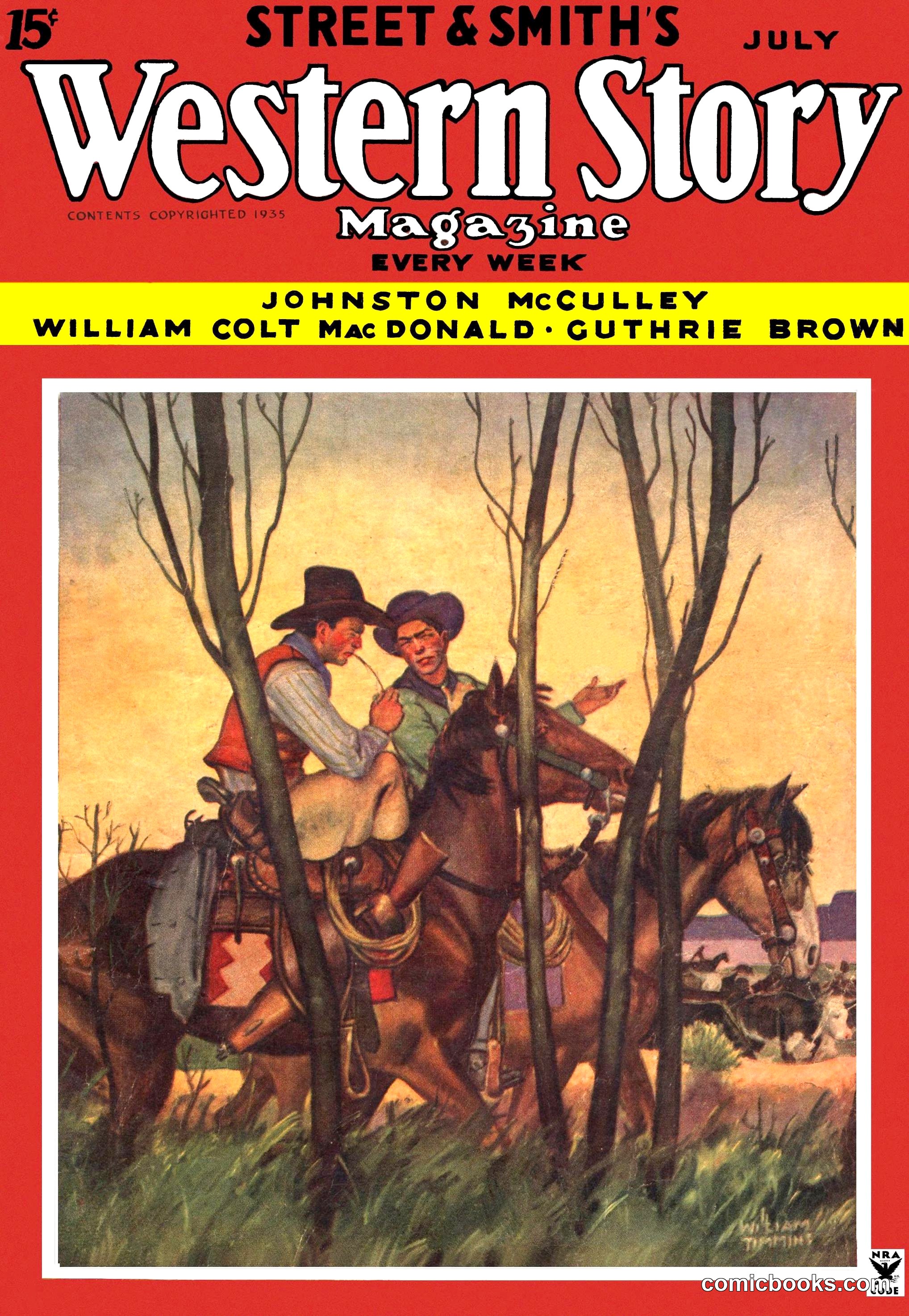 Western Story Magazine, July 1935
