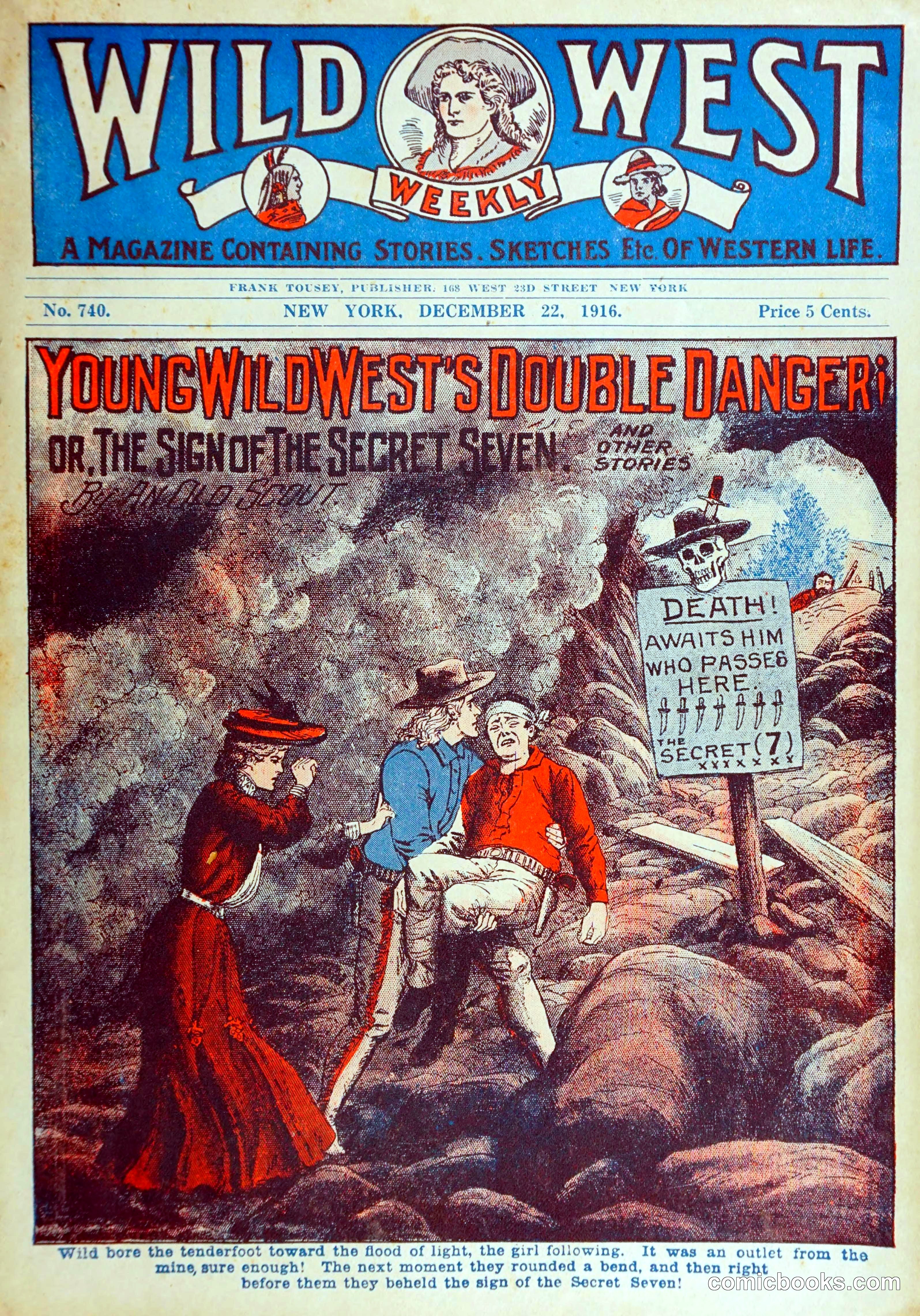 Young Wild West Weekly No. 740