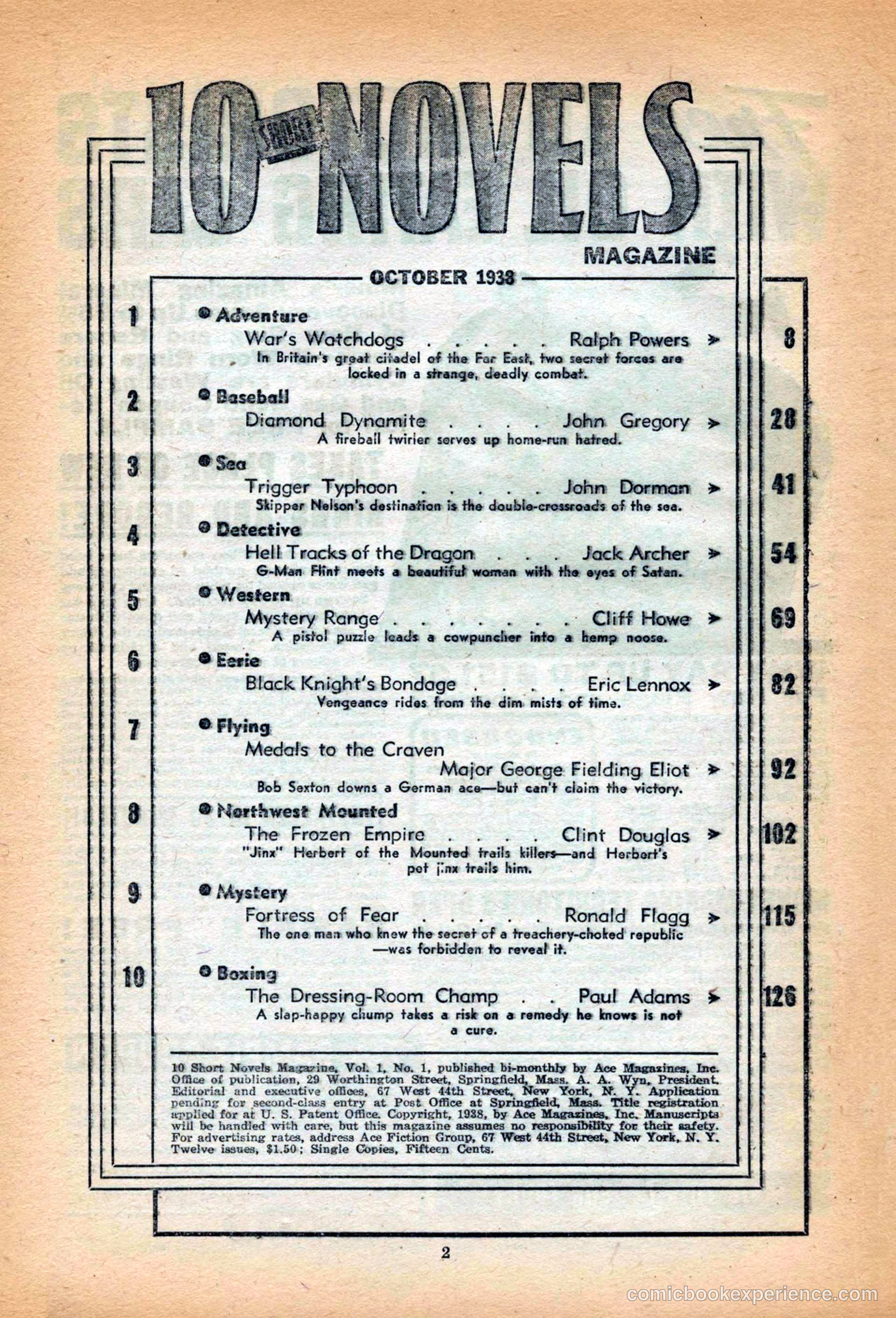 10 Short Novels Magazine — page 4 of 148