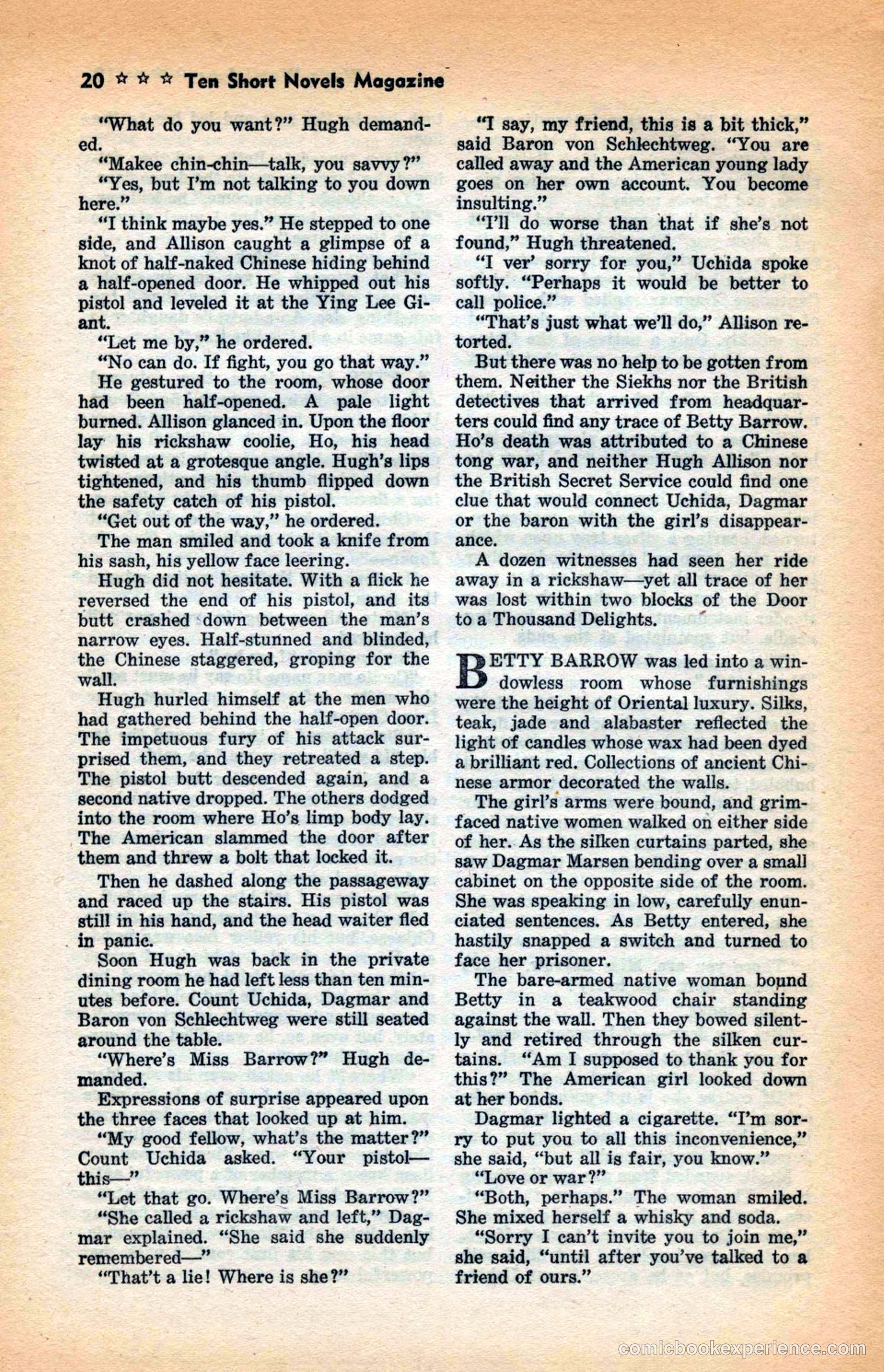 10 Short Novels Magazine — page 22 of 148