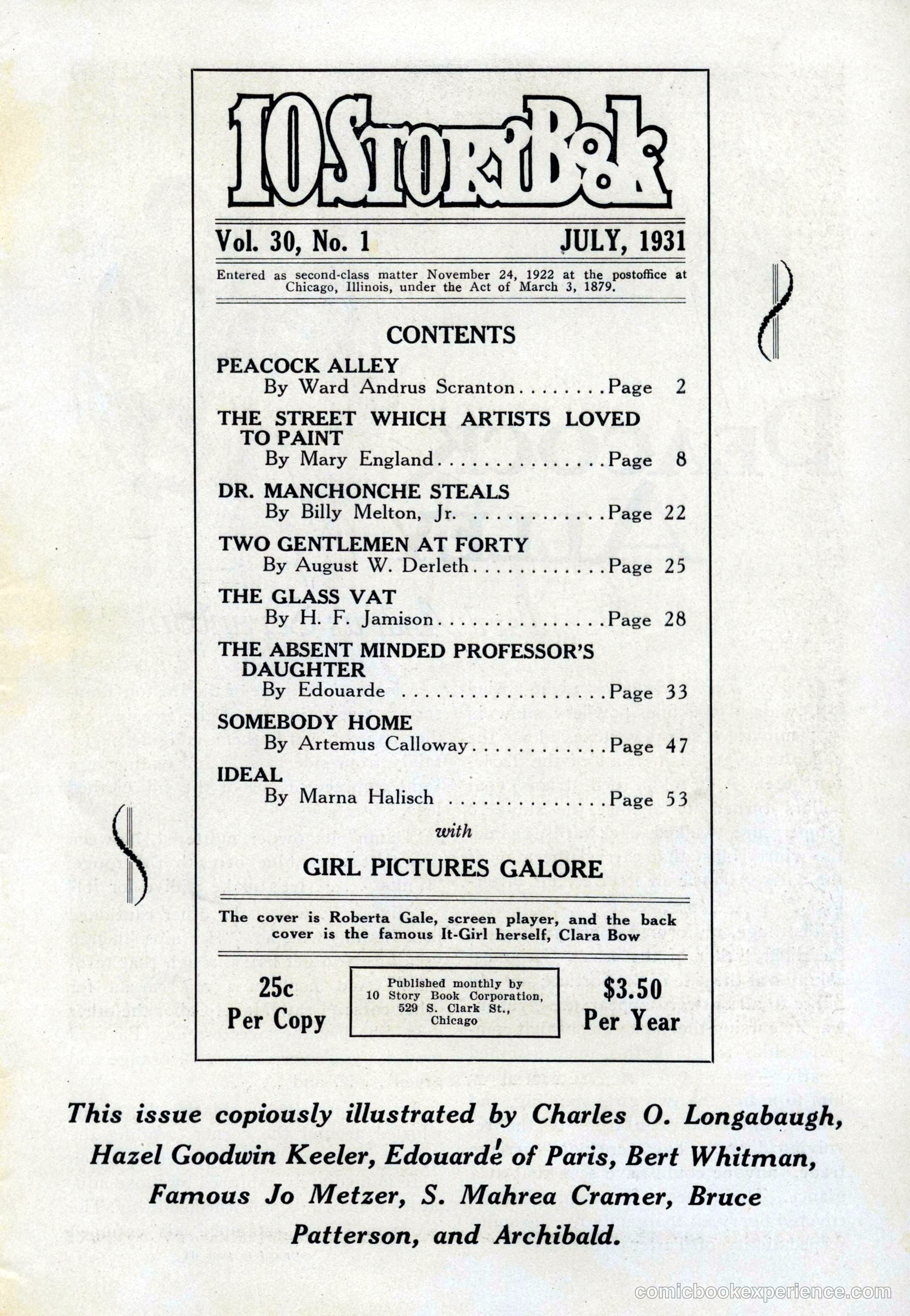 10-Story Book, July 1931 — page 3 of 68