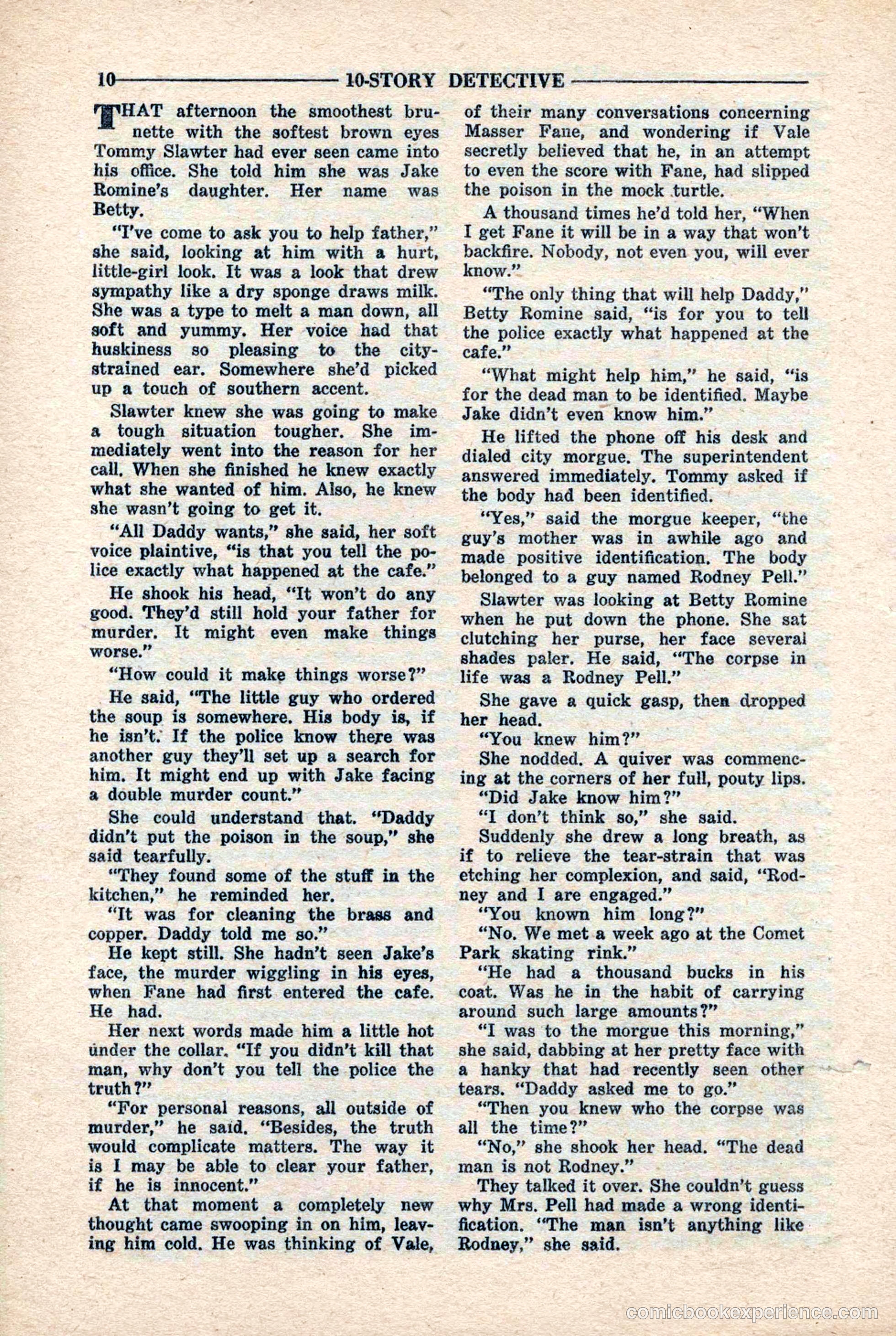 10-Story Detective Magazine, April 1946 — page 12 of 84