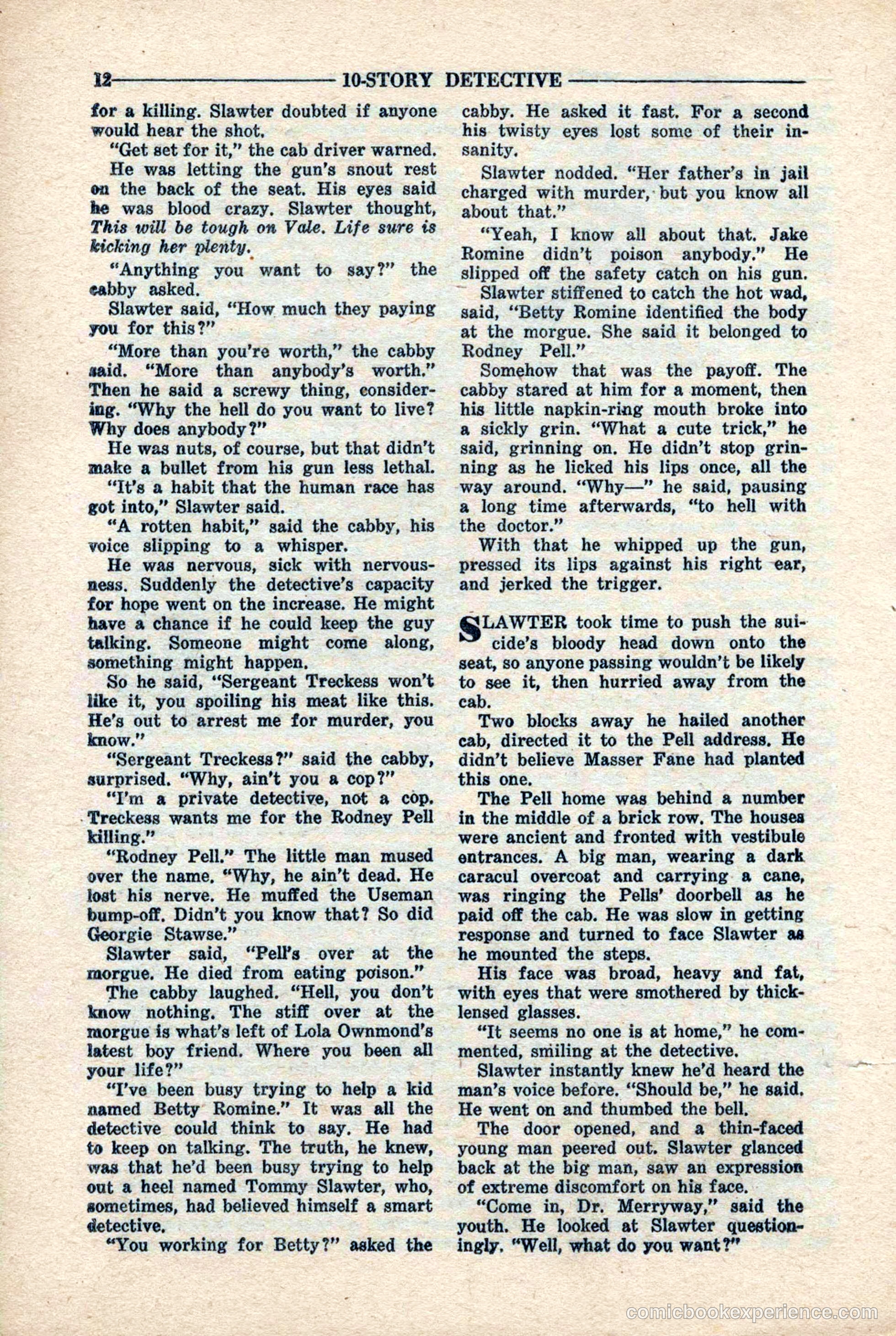 10-Story Detective Magazine, April 1946 — page 14 of 84