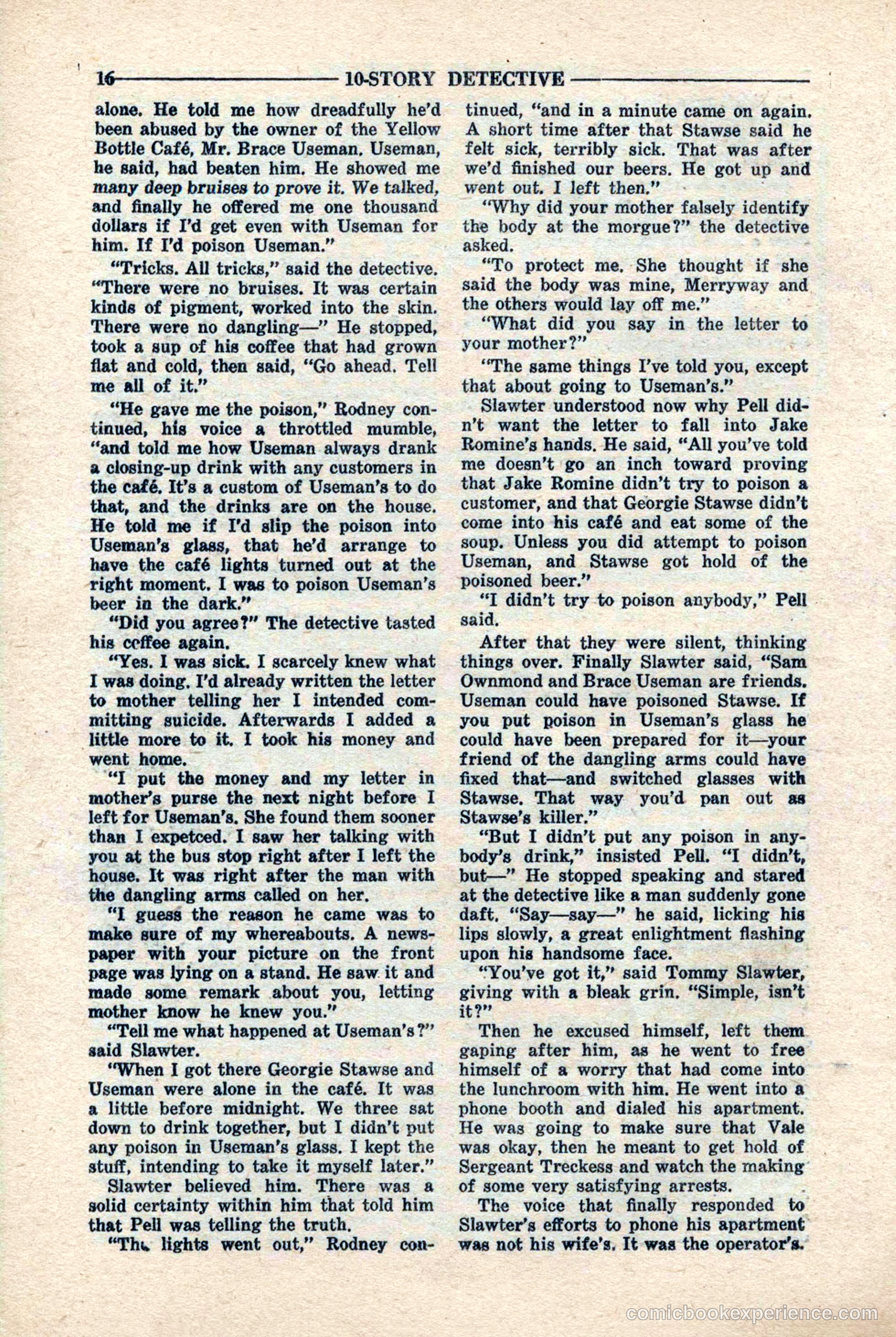 10-Story Detective Magazine, April 1946 — page 18 of 84