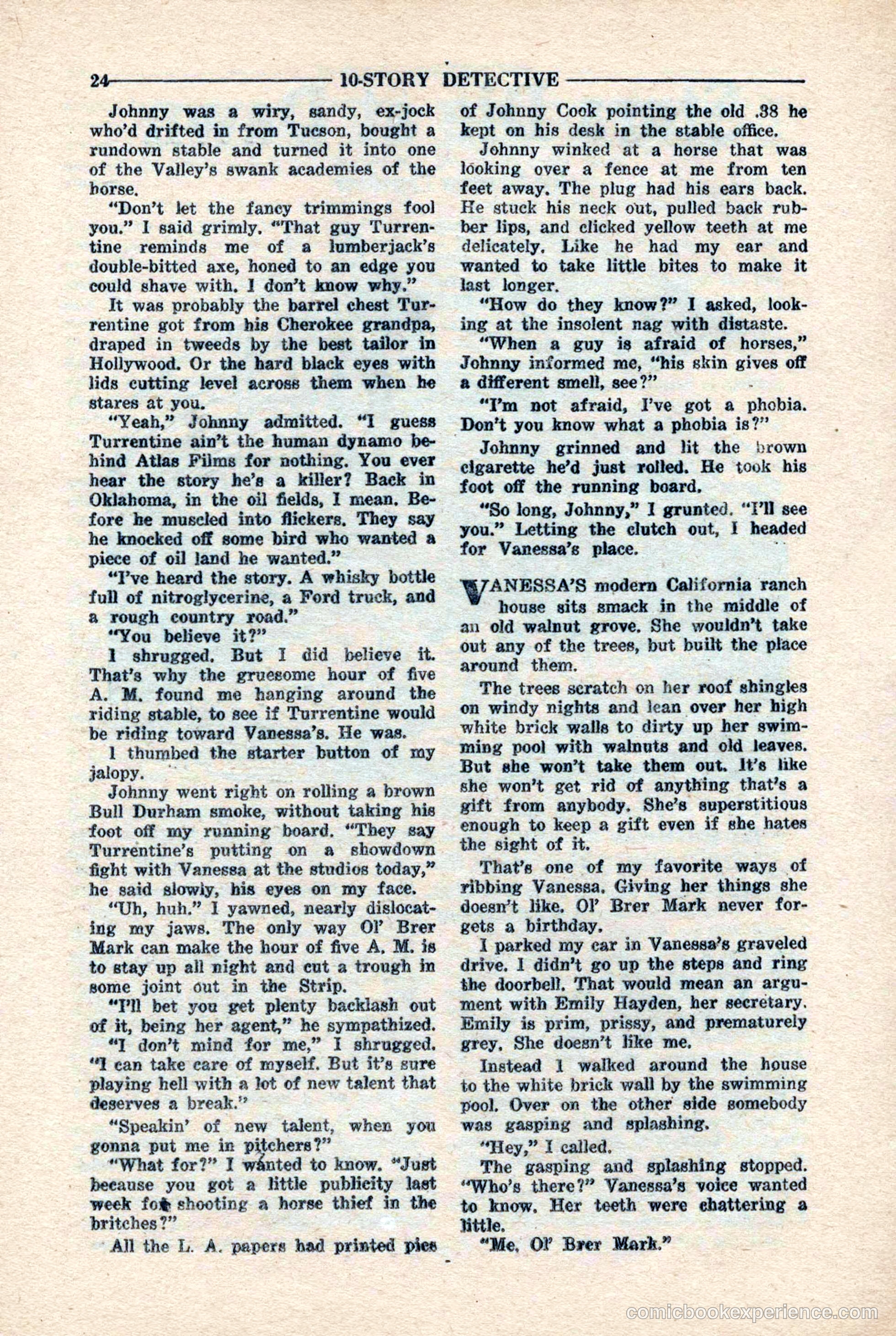 10-Story Detective Magazine, April 1946 — page 26 of 84