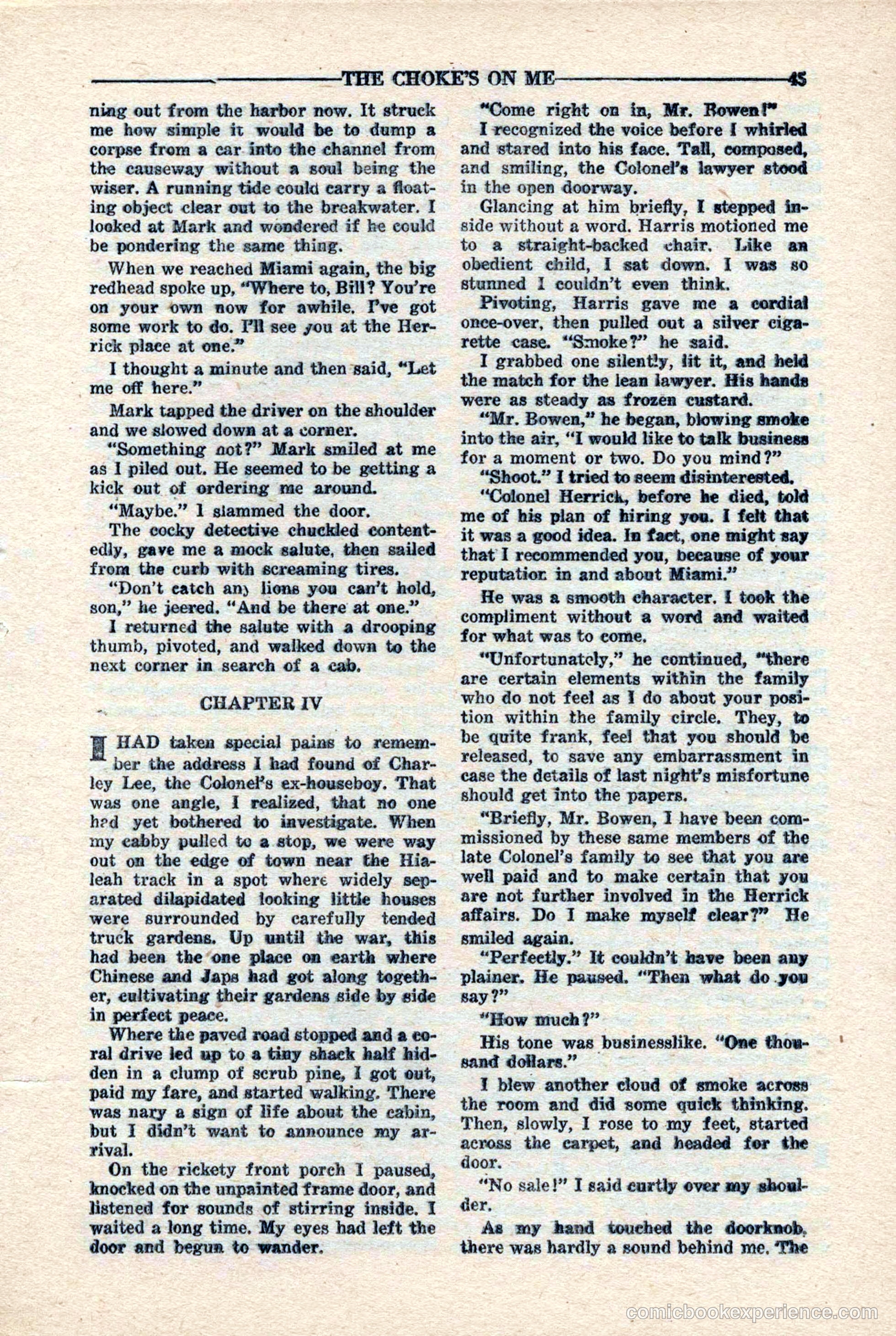 10-Story Detective Magazine, April 1946 — page 47 of 84
